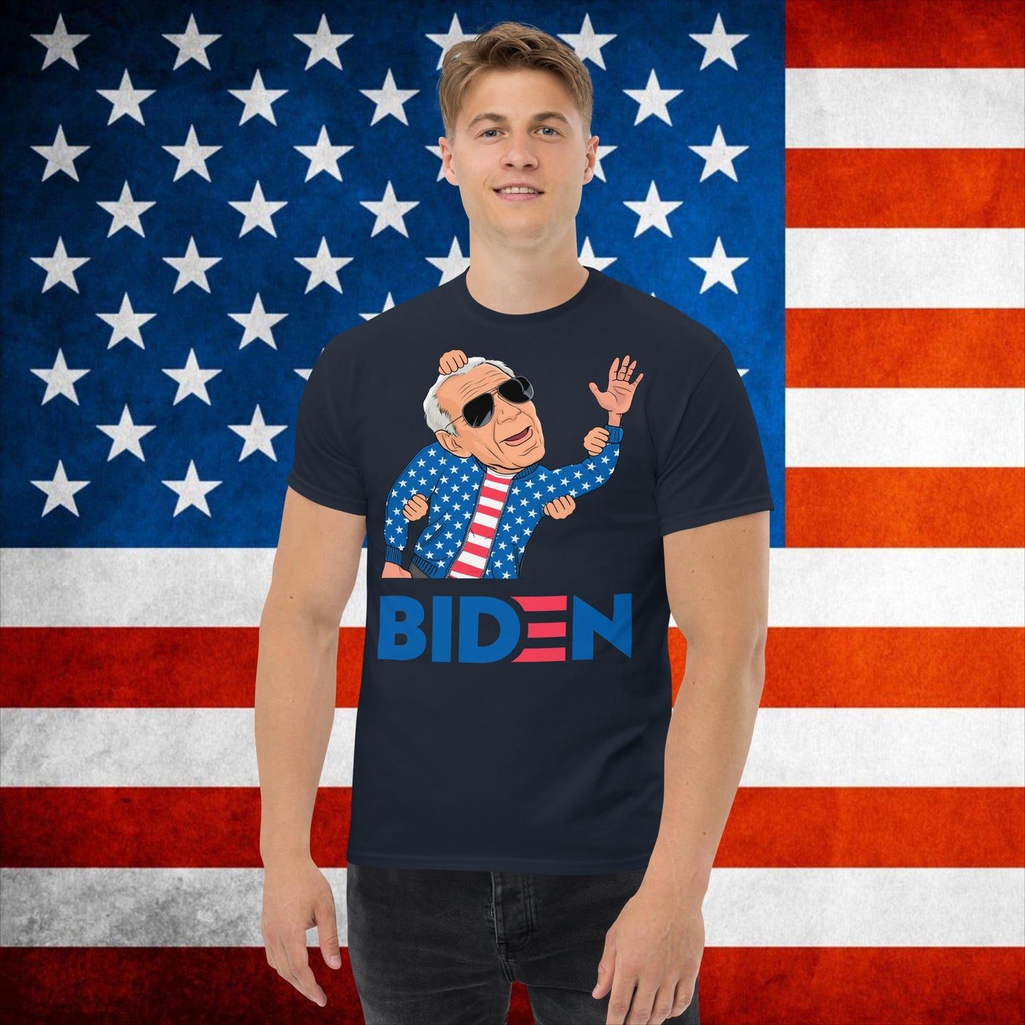 Joe Biden T-shirt Biden Shirt Biden Meme T shirt Democrat Tshirt Republican Shirt Trump T-shirt Politics Tee Elections Shirt Biden 2024 Giftclassic tee Navy T-shirts Democrats Joe Biden Politics Next Cult Brand