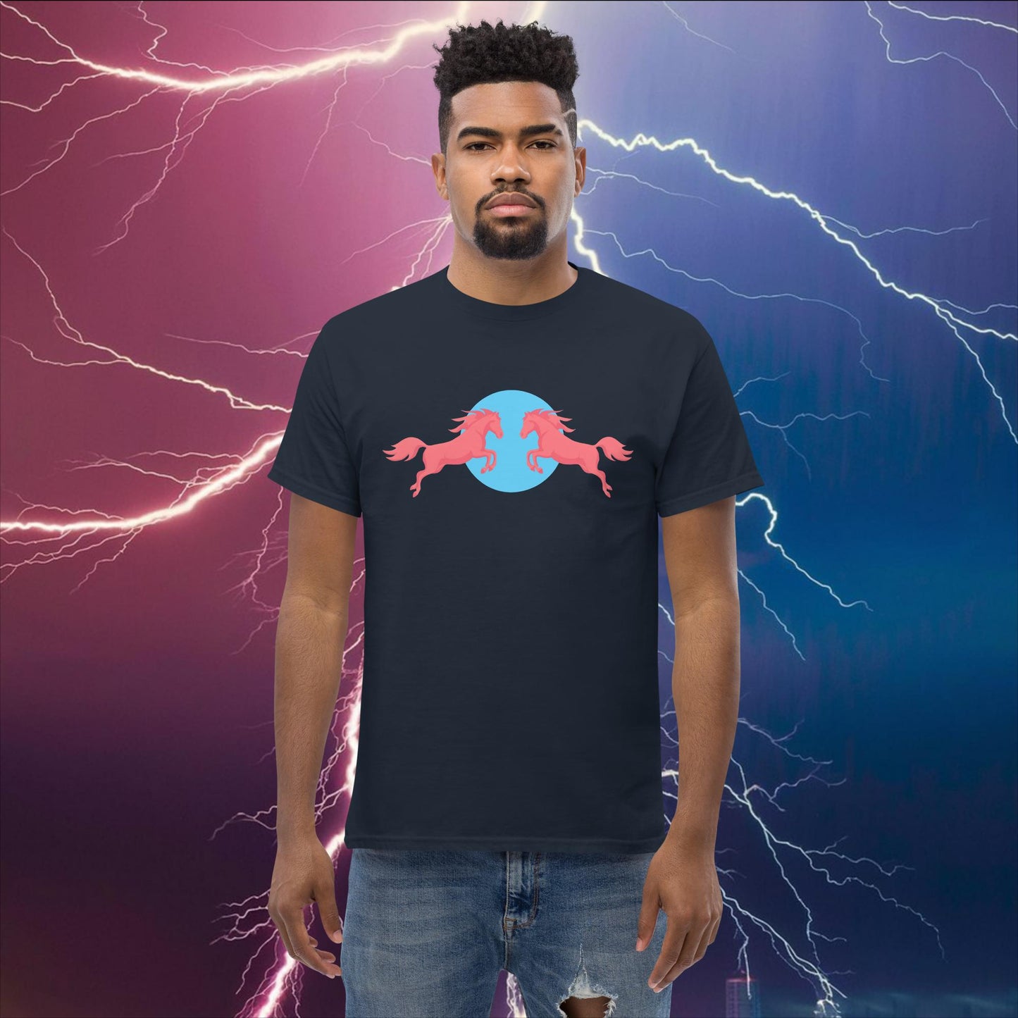 Kenergy Red Bull Ken Barbie Ryan Gosling Kenergy classic tee Navy T-shirts Barbie Ken Kenergy Movies Next Cult Brand