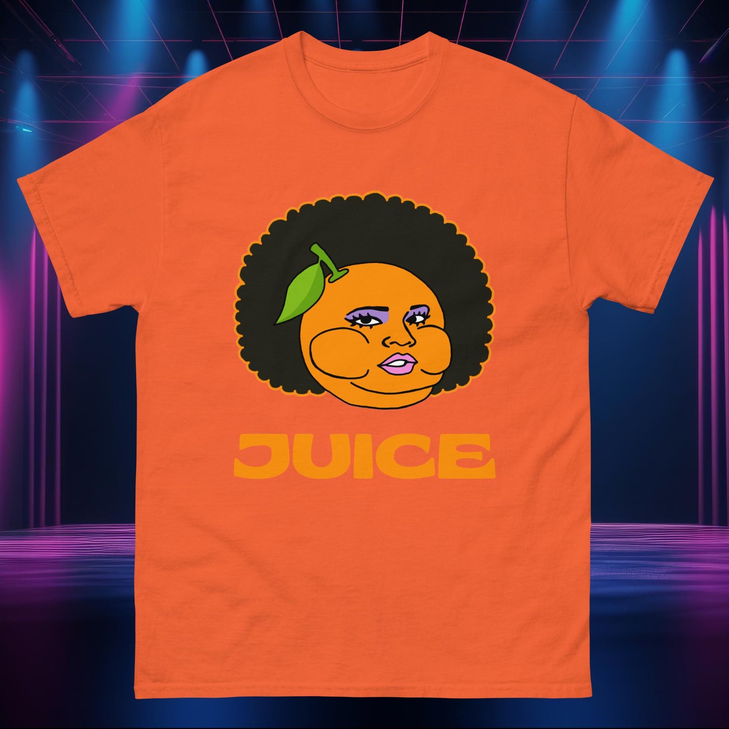 Blame It On My Juice Lizzo Special Tour Lizzo Merch Lizzo Gift Lizzo Song Lyrics Lizzo classic tee Orange T-shirts Lizzo Music Next Cult Brand