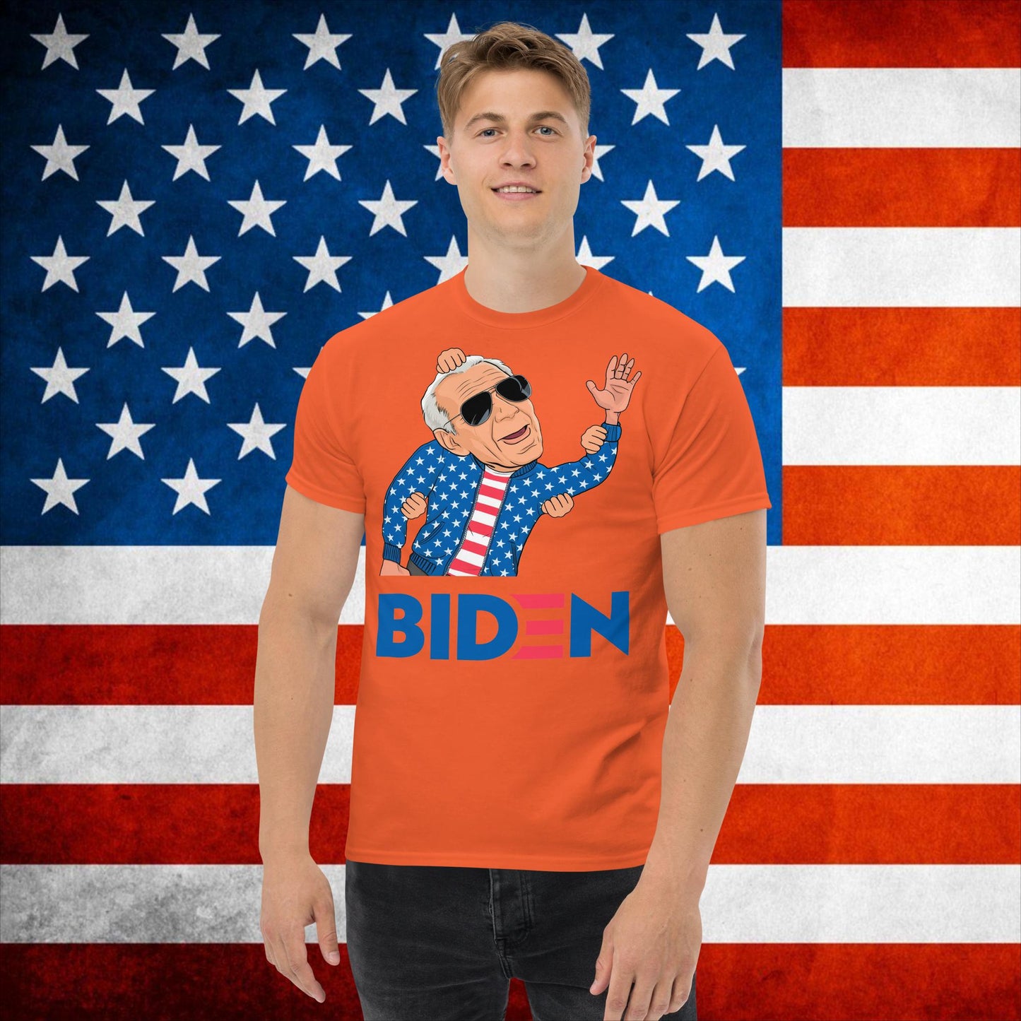 Joe Biden T-shirt Biden Shirt Biden Meme T shirt Democrat Tshirt Republican Shirt Trump T-shirt Politics Tee Elections Shirt Biden 2024 Giftclassic tee Orange T-shirts Democrats Joe Biden Politics Next Cult Brand