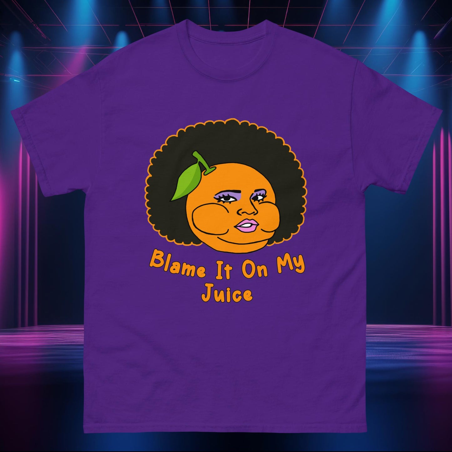Blame It On My Juice Lizzo Special Tour Lizzo Merch Lizzo Gift Lizzo Song Lyrics Lizzo Shirt Purple T-shirts Lizzo Music Next Cult Brand
