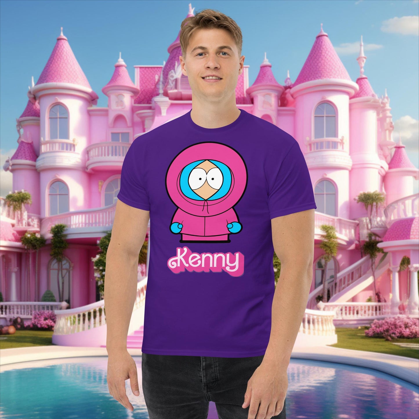 Kenny McCormick Ken Ryan Gosling Barbie South Park Kenny classic tee Purple T-shirts Barbie Ken Kenny Movies South Park TV Shows Next Cult Brand
