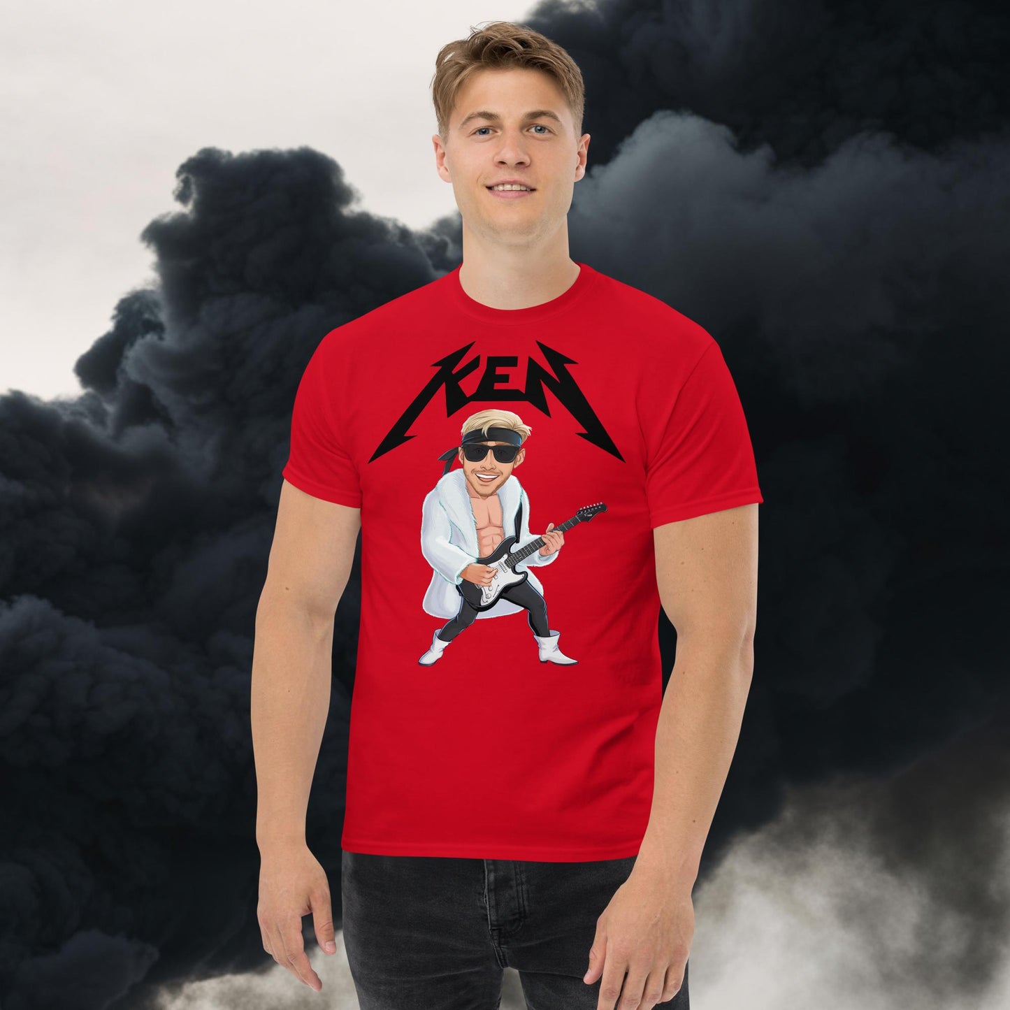 Rockstar Ken Barbie Movie Ryan Gosling tee Red T-shirts Barbie Celebrities Ken Movies Ryan Gosling Next Cult Brand