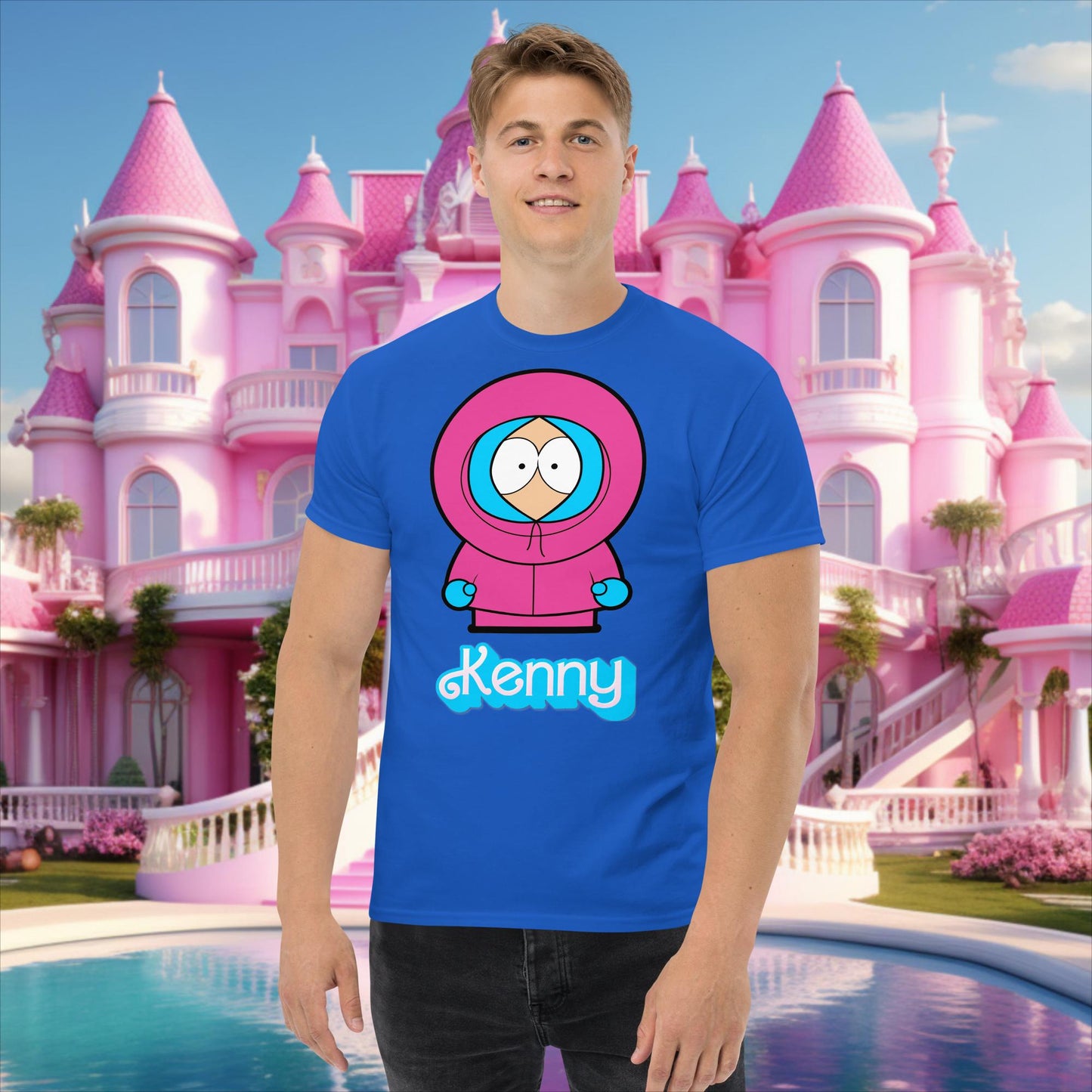 Kenny McCormick Ken Ryan Gosling Barbie South Park Kenny classic tee Royal T-shirts Barbie Ken Kenny Movies South Park TV Shows Next Cult Brand