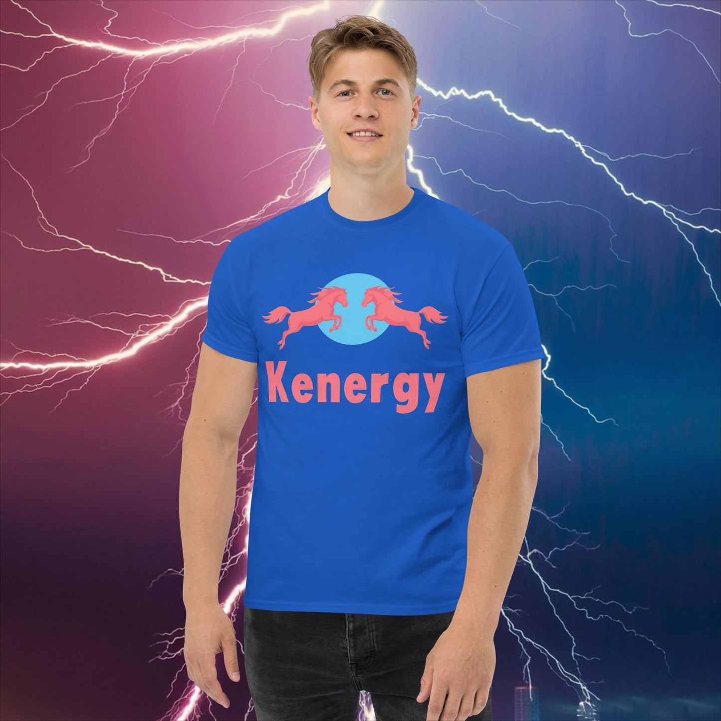 Kenergy Red Bull Ken Barbie Ryan Gosling Kenergy classic tee Royal T-shirts Barbie Ken Kenergy Movies Next Cult Brand