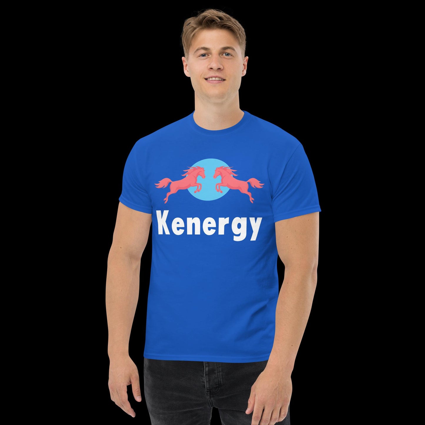 Kenergy Red Bull Ken Barbie Ryan Gosling Kenergy classic tee Royal T-shirts Barbie Ken Kenergy Movies Next Cult Brand