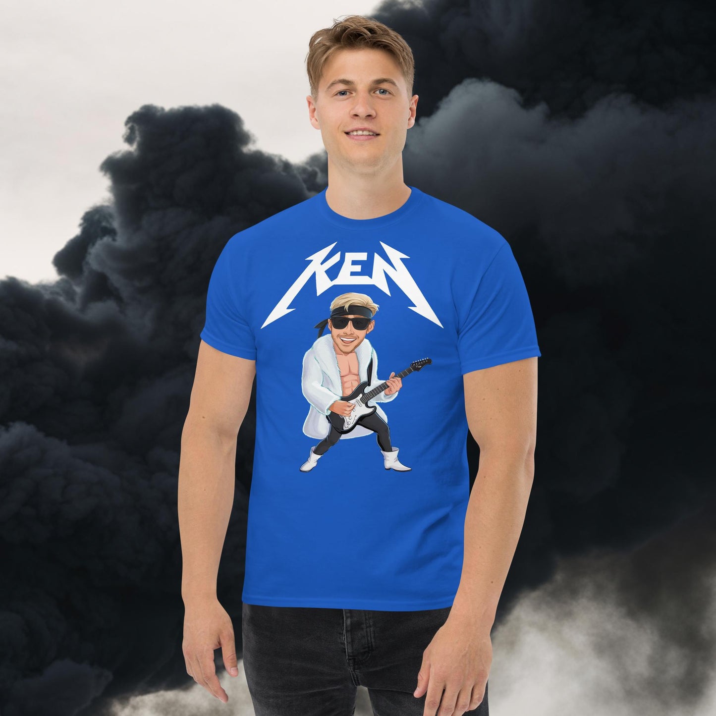Rockstar Ken Barbie Movie Ryan Gosling tee Royal T-shirts Barbie Celebrities Ken Movies Ryan Gosling Next Cult Brand