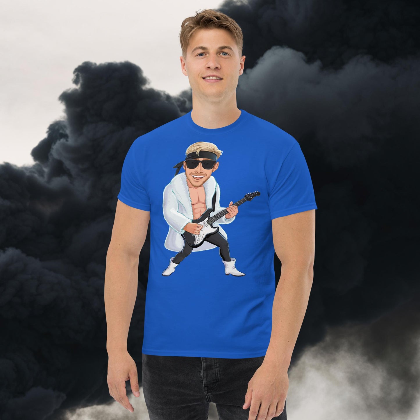 Rockstar Rock Music tee Royal T-shirts Barbie Celebrities Ken Movies Music Rock Music Ryan Gosling Next Cult Brand