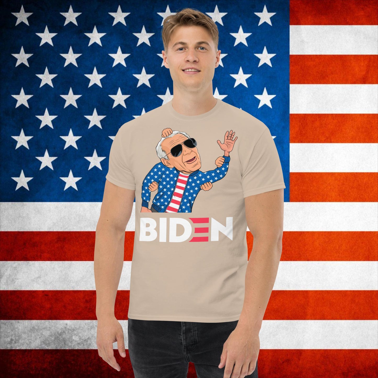 Weekend at Biden's Joe Biden Meme Democrat Republican Trump Gift Biden Gift 90s Vintage classic tee Sand T-shirts Democrats Joe Biden Politics Next Cult Brand