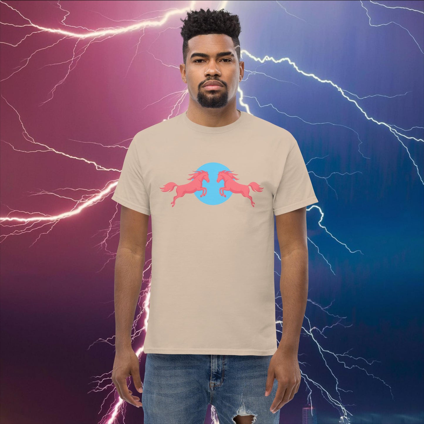 Kenergy Red Bull Ken Barbie Ryan Gosling Kenergy classic tee Sand T-shirts Barbie Ken Kenergy Movies Next Cult Brand