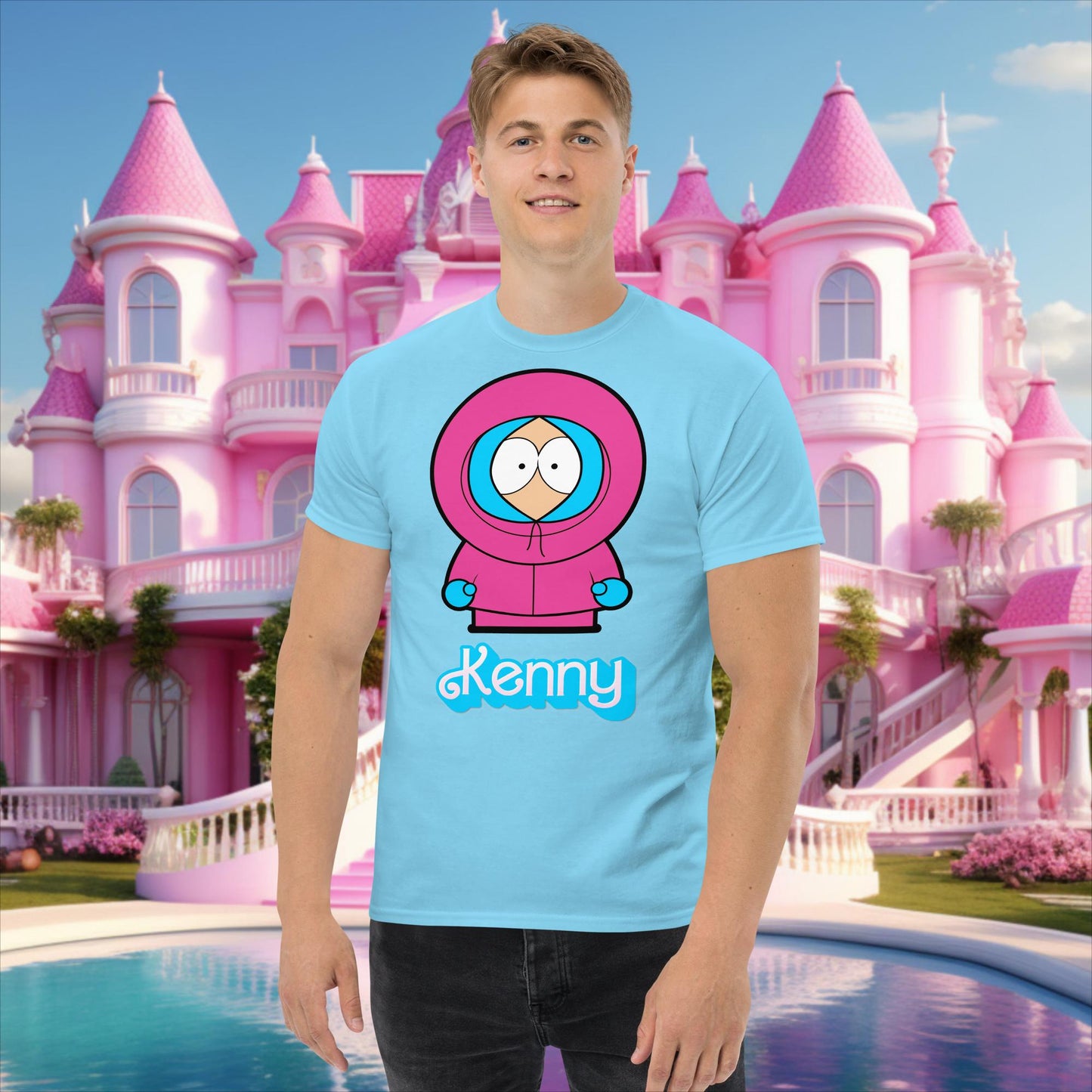 Kenny McCormick Ken Ryan Gosling Barbie South Park Kenny classic tee Sky T-shirts Barbie Ken Kenny Movies South Park TV Shows Next Cult Brand