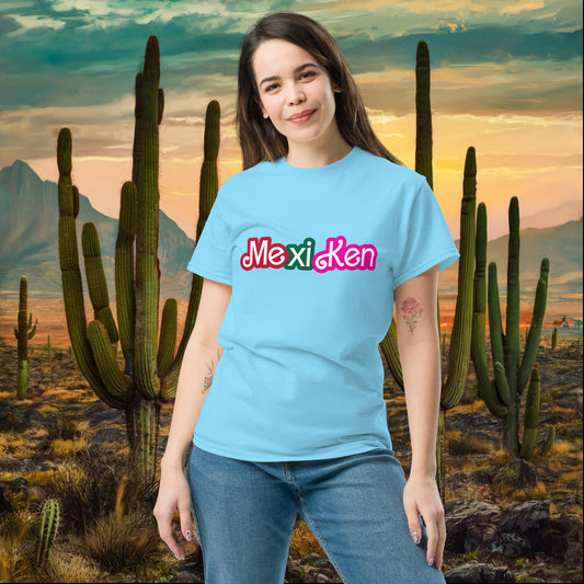 MexiKen Ken Barbie Mexico Mexican Mexicana Latino Latina Latinx tee Sky T-shirts Barbie Ken Mexico Movies Next Cult Brand