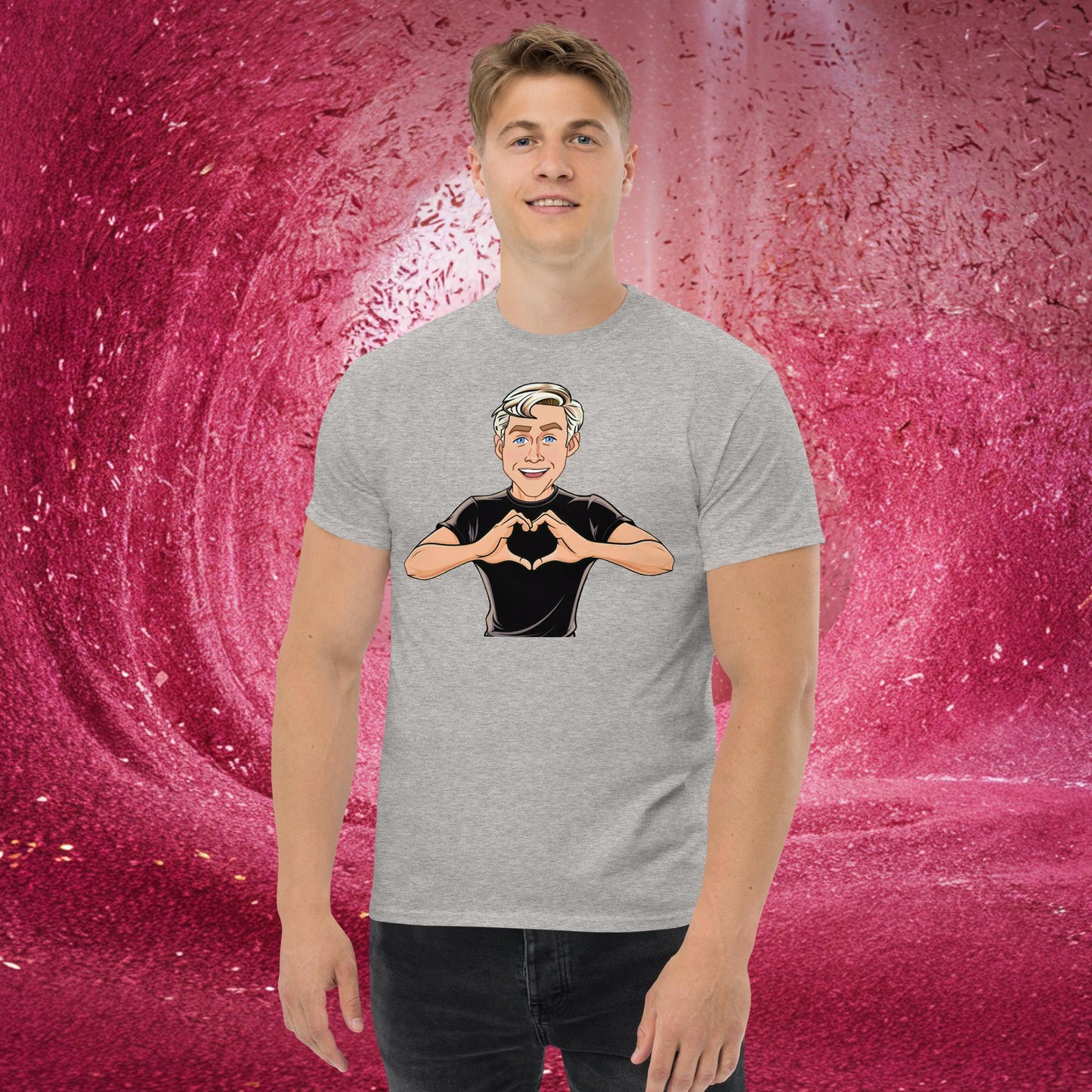 I Love Ryan Gosling Ken Barbie Movie I am Kenough tee Sport Grey T-shirts Barbie Celebrities Ken Movies Ryan Gosling Next Cult Brand
