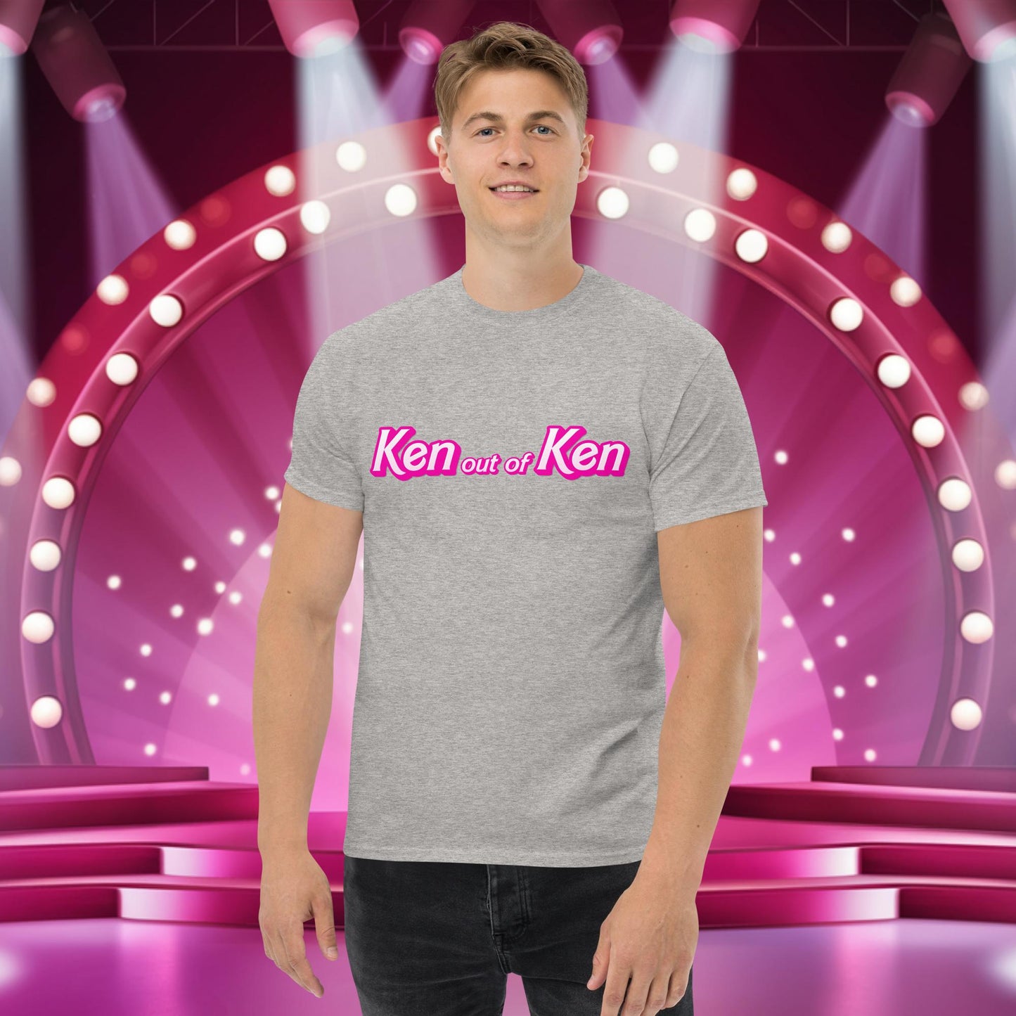 Ken out of Ken Barbie Movie tee Sport Grey T-shirts Barbie Ken Movies Next Cult Brand