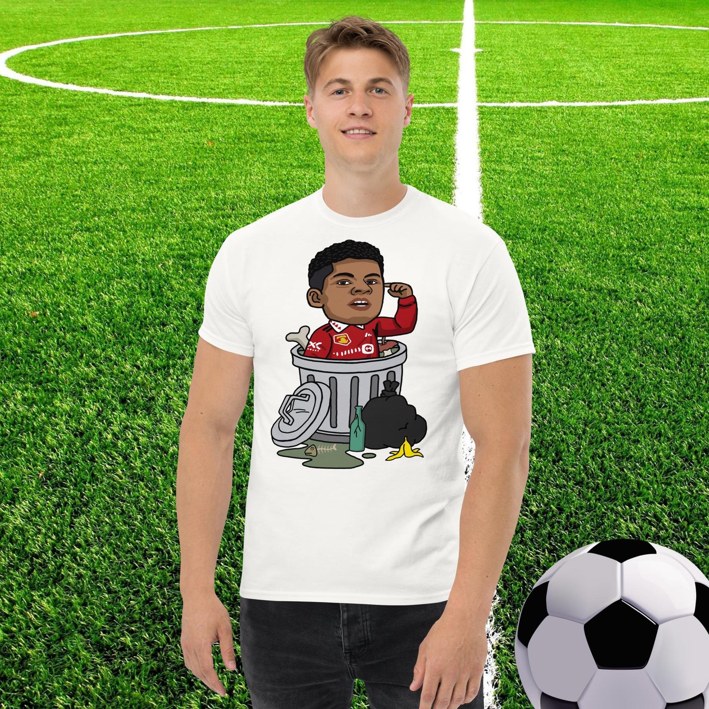Trashford Marcus Rashford Manchester United Gift Man United Gift Marcus Rashford tee White T-shirts Football Manchester United Marcus Rashford Next Cult Brand