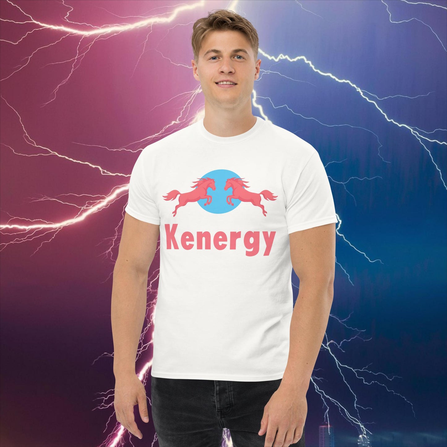 Kenergy Red Bull Ken Barbie Ryan Gosling Kenergy classic tee White T-shirts Barbie Ken Kenergy Movies Next Cult Brand
