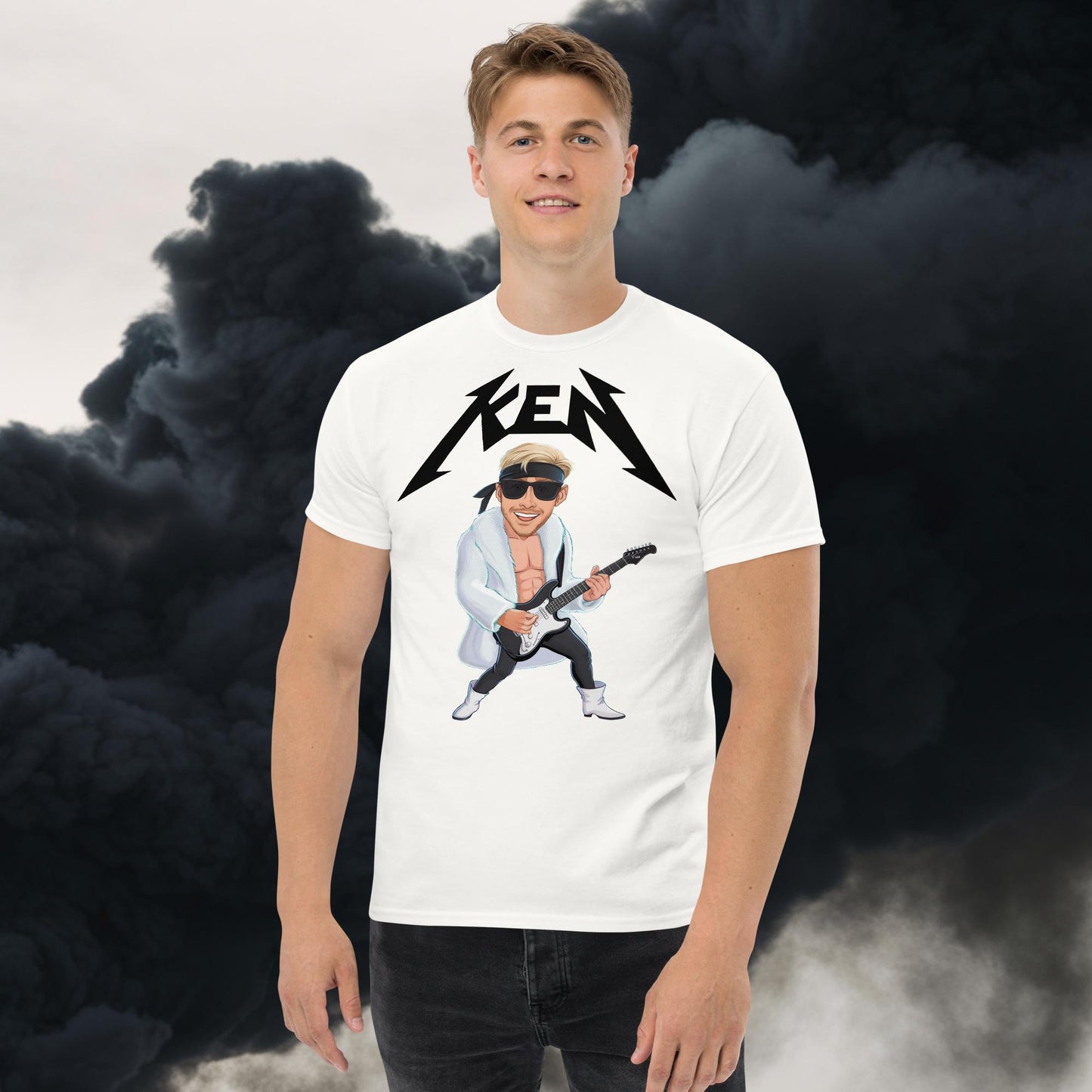 Rockstar Ken Barbie Movie Ryan Gosling tee White T-shirts Barbie Celebrities Ken Movies Ryan Gosling Next Cult Brand