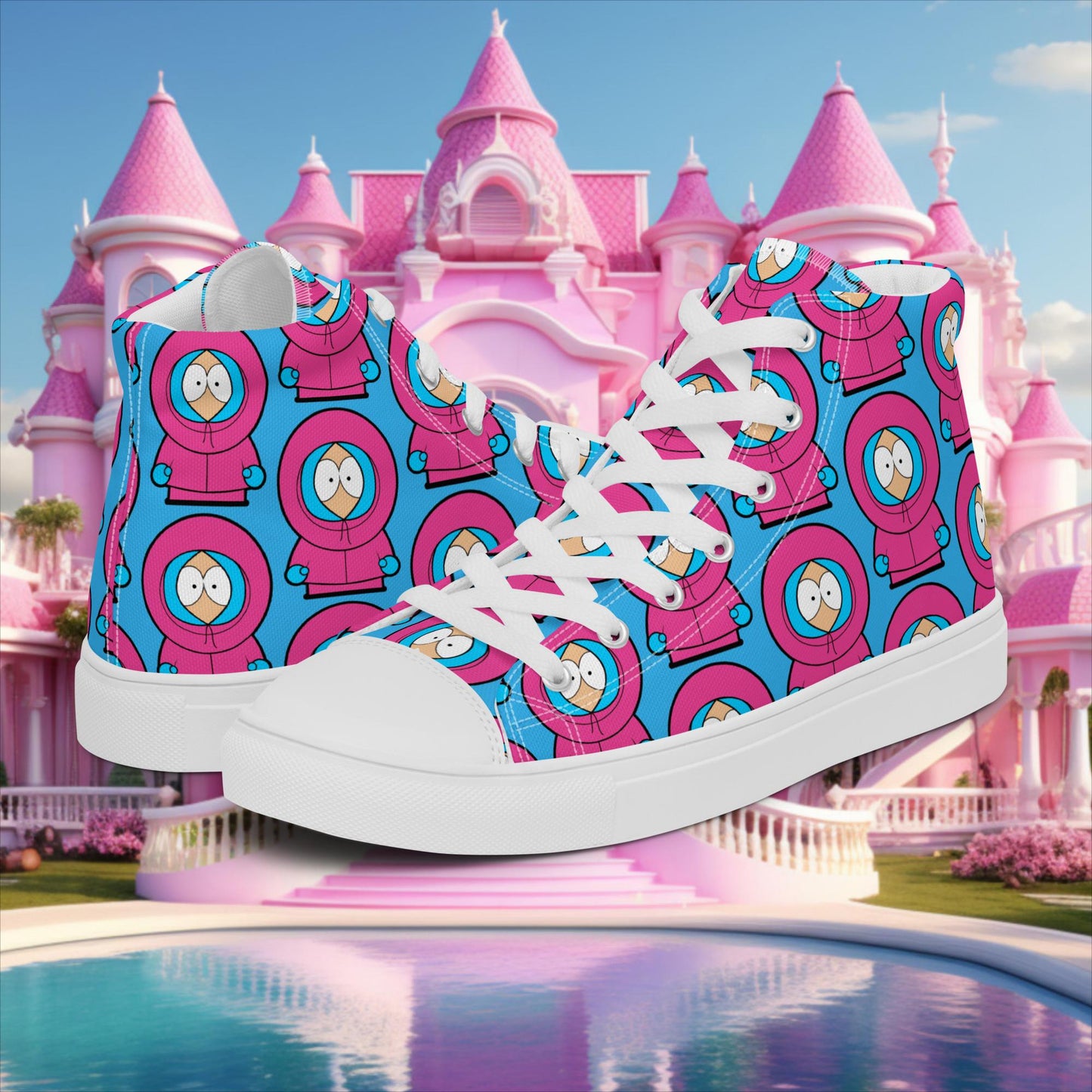Kenny McCormick Ken Ryan Gosling Barbie South Park Kenny high top canvas shoes 13 Shoes Barbie Ken Kenny Movies South Park TV Shows Next Cult Brand