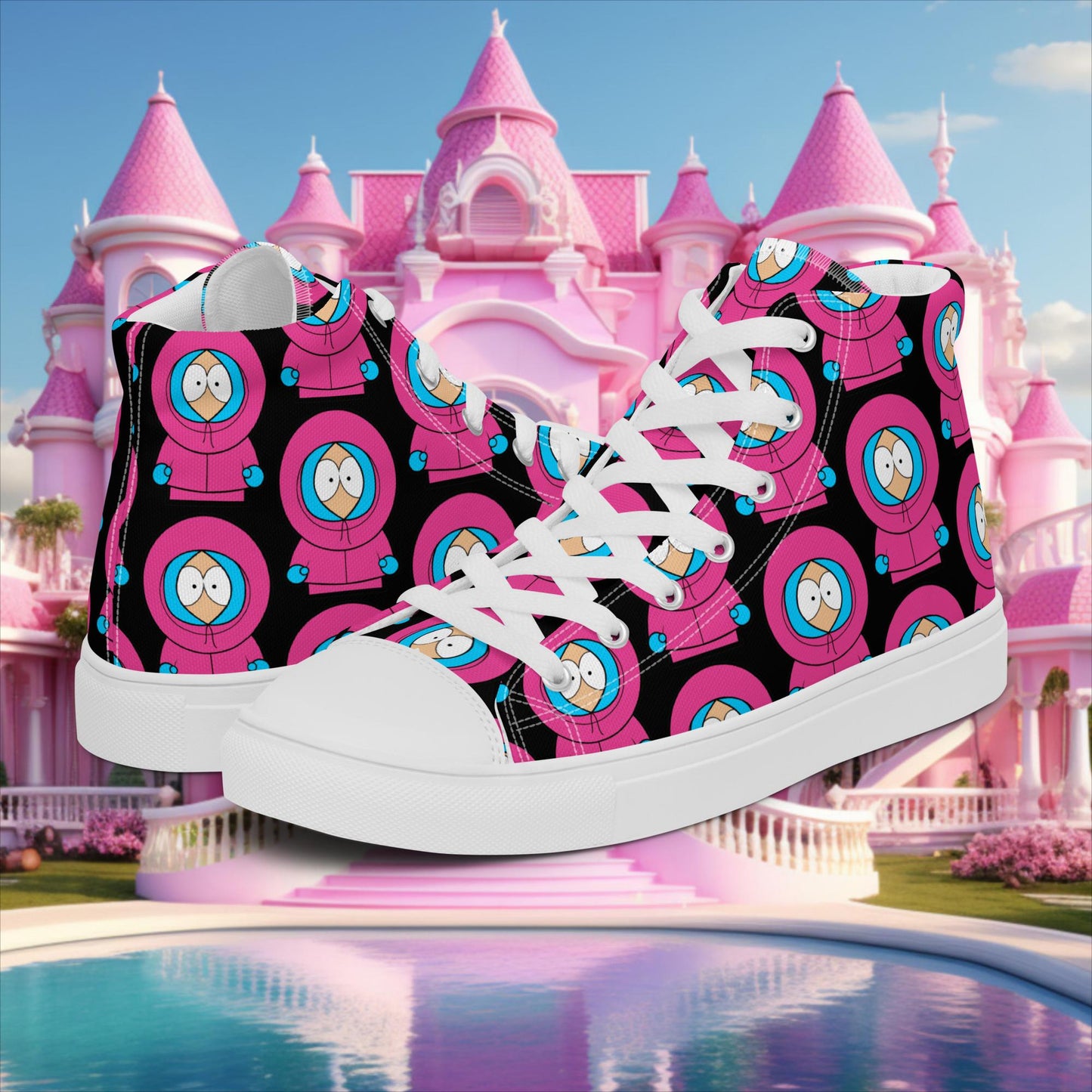 Kenny McCormick Ken Ryan Gosling Barbie South Park Kenny high top canvas shoes Shoes Barbie Ken Kenny Movies South Park TV Shows Next Cult Brand