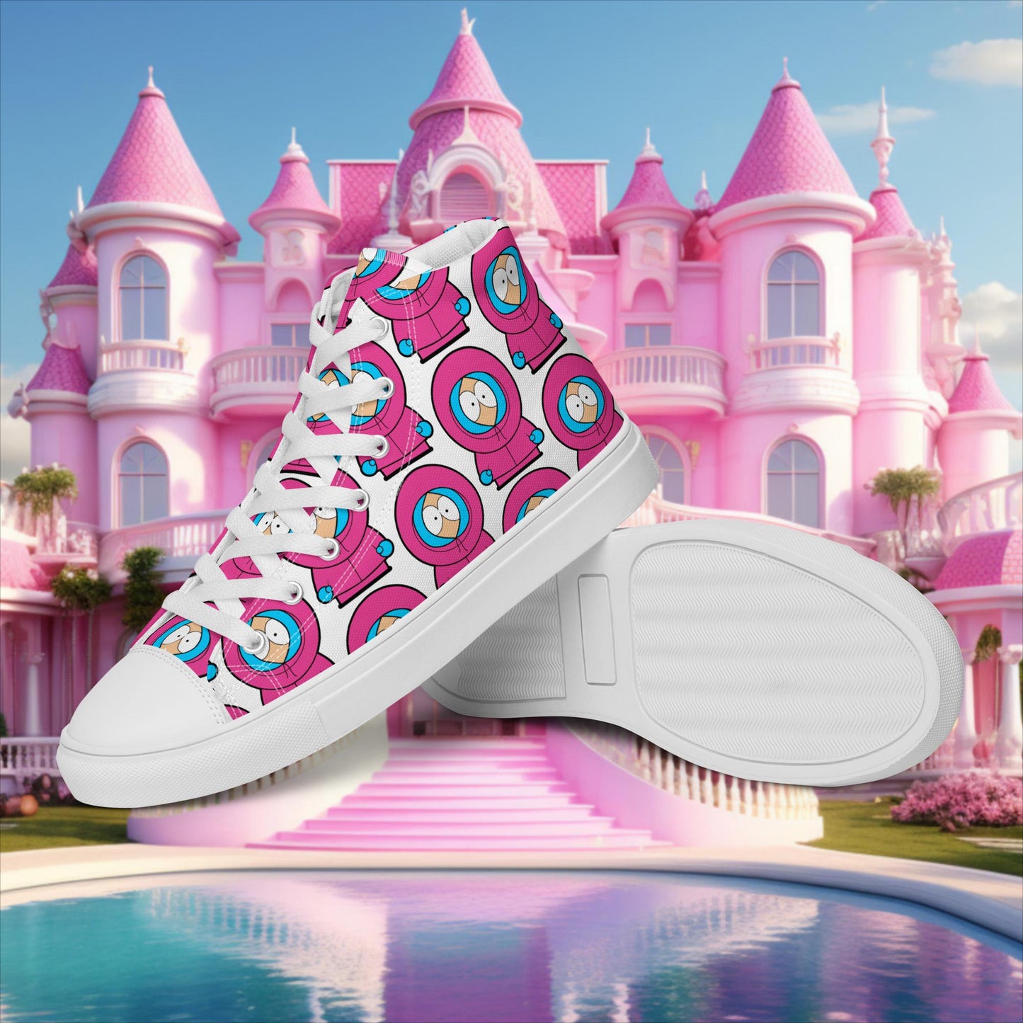 Kenny McCormick Ken Ryan Gosling Barbie South Park Kenny high top canvas shoes 13 Shoes Barbie Ken Kenny Movies South Park TV Shows Next Cult Brand