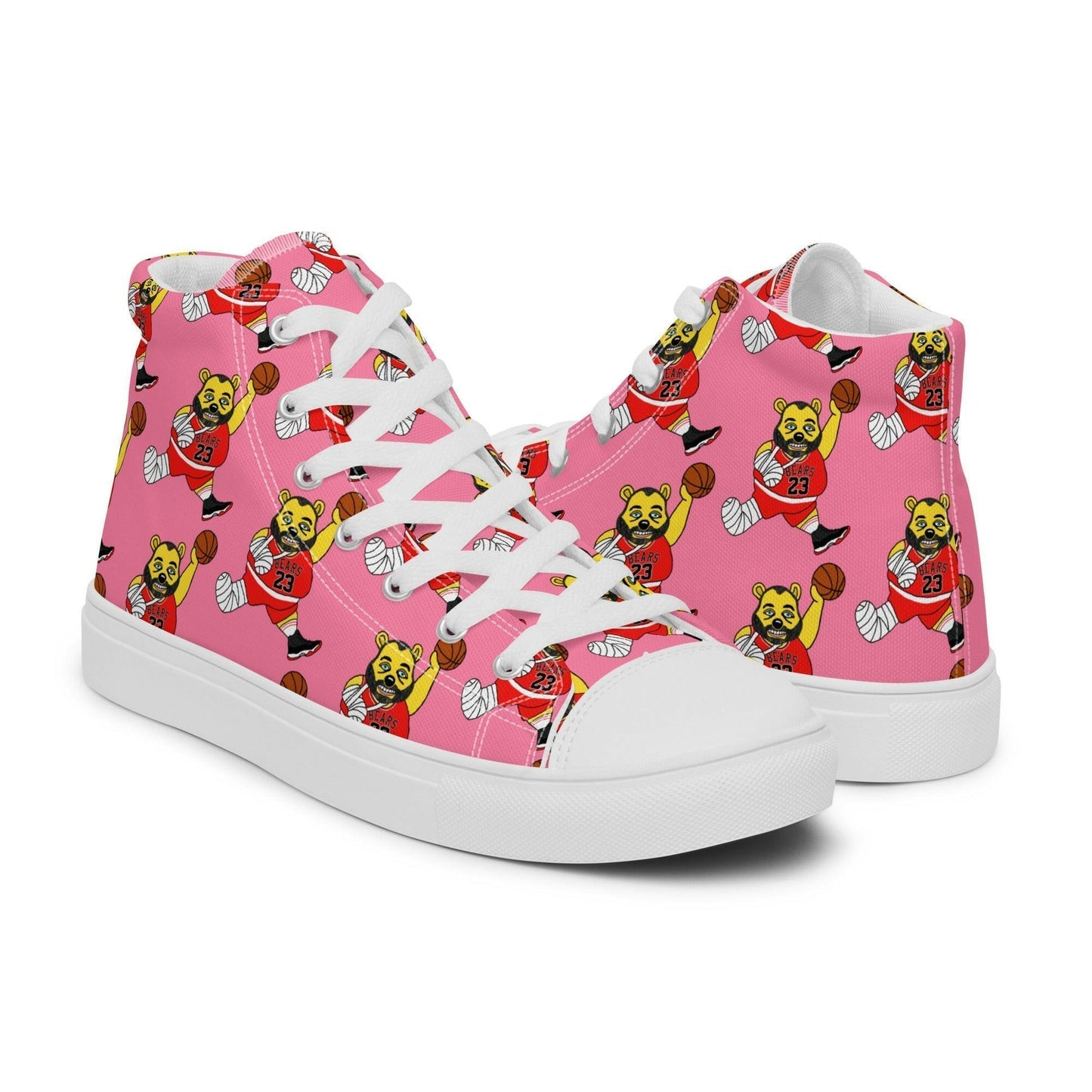 Air Segura, Tom Segura Basketball, Your Mom's House (YMH), 2 Bears 1 Cave, Funny Men’s high top canvas shoes Shoes 2 Bears 1 Cave Air Segura Podcasts Stand-up Comedy Tom Segura YMH Next Cult Brand