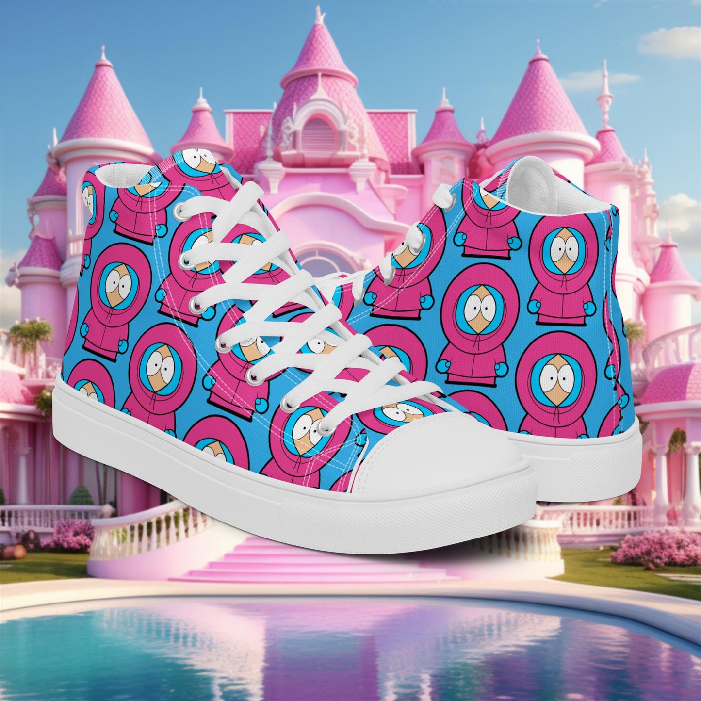 Kenny McCormick Ken Ryan Gosling Barbie South Park Kenny high top canvas shoes Shoes Barbie Ken Kenny Movies South Park TV Shows Next Cult Brand