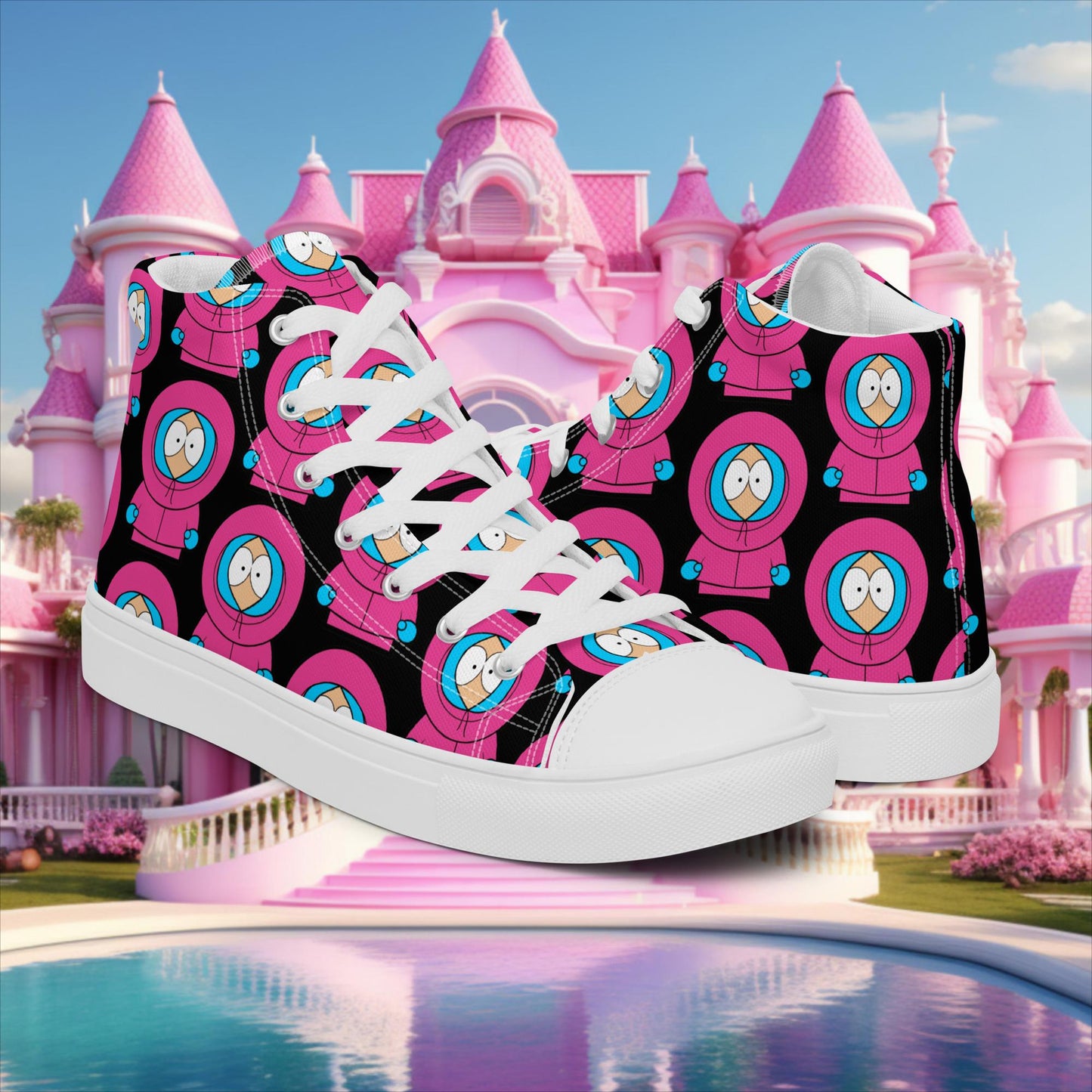 Kenny McCormick Ken Ryan Gosling Barbie South Park Kenny high top canvas shoes Shoes Barbie Ken Kenny Movies South Park TV Shows Next Cult Brand