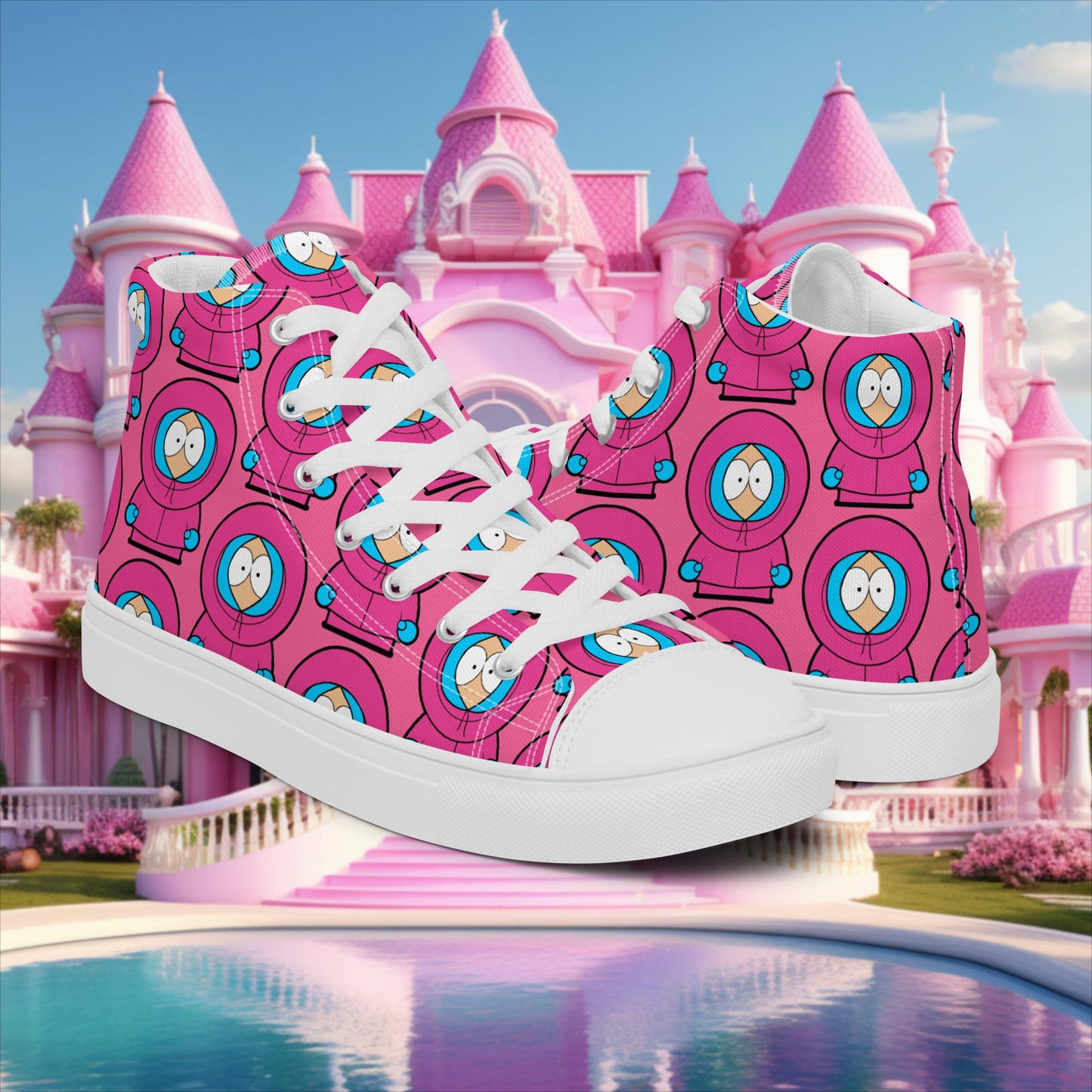 Kenny McCormick Ken Ryan Gosling Barbie South Park Kenny high top canvas shoes Shoes Barbie Ken Kenny Movies South Park TV Shows Next Cult Brand