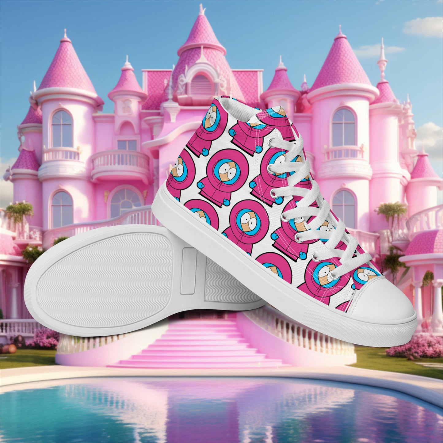 Kenny McCormick Ken Ryan Gosling Barbie South Park Kenny high top canvas shoes Shoes Barbie Ken Kenny Movies South Park TV Shows Next Cult Brand