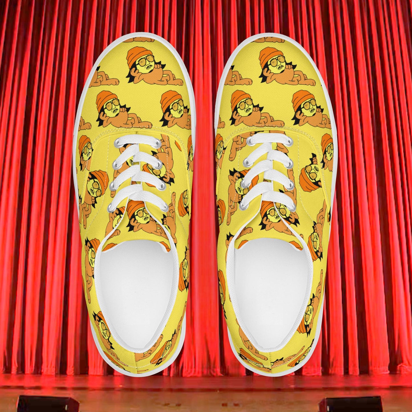 Bobby Lee Tigerbelly, Bobby Lee Merch, Tigerbelly Merch, Bobby Lee Gift, Funny Tigerbelly Gift, Tigerbelly Podcast, TigerBelly Men’s lace-up canvas shoes Shoes Bobby Lee Podcasts Stand-up Comedy TigerBelly Next Cult Brand