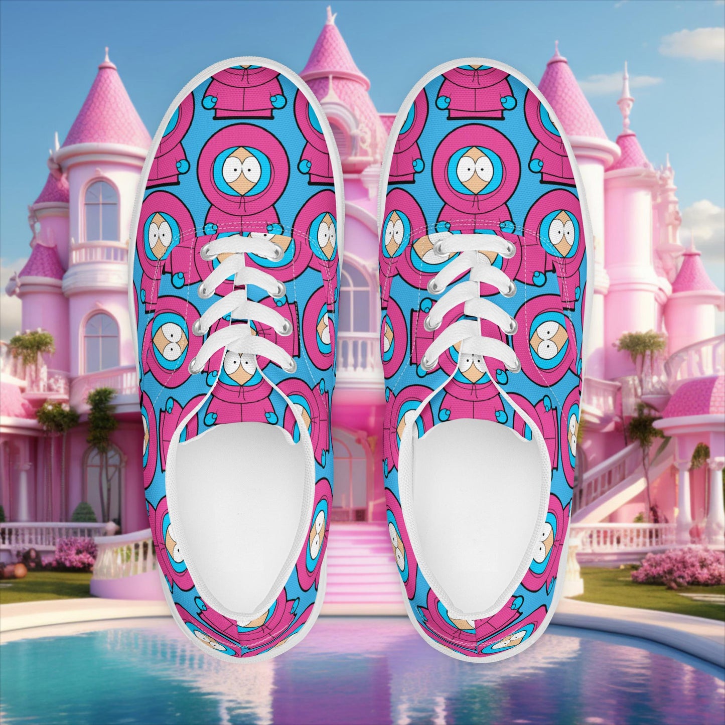 Kenny McCormick Ken Ryan Gosling Barbie South Park Kenny lace-up canvas shoes 13 Shoes Barbie Ken Kenny Movies South Park TV Shows Next Cult Brand