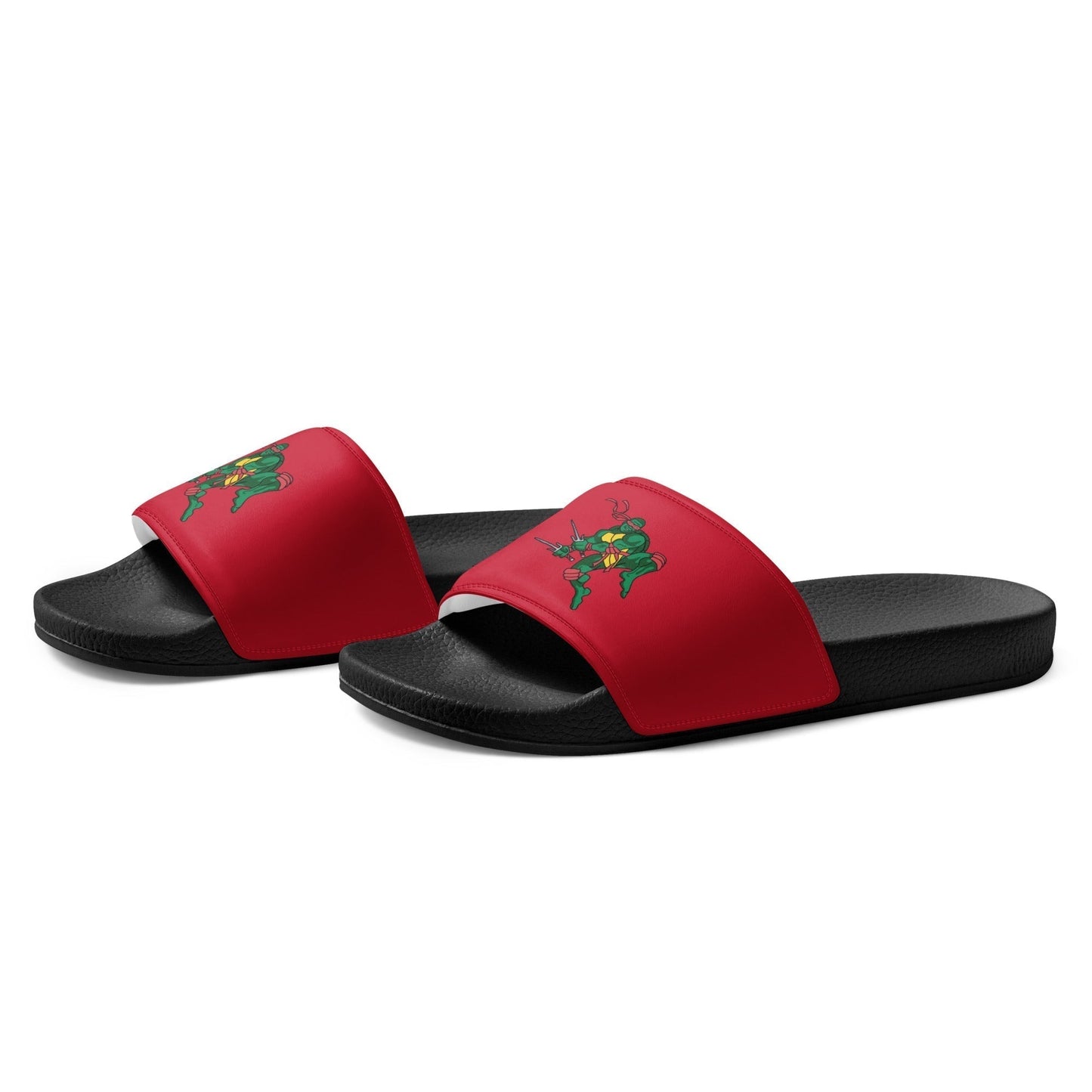 Kylian Mbappe Red Ninja Turtle Raphael Men’s slides Slides Football Kylian Mbappe Ninja Turtles PSG Real Madrid Next Cult Brand