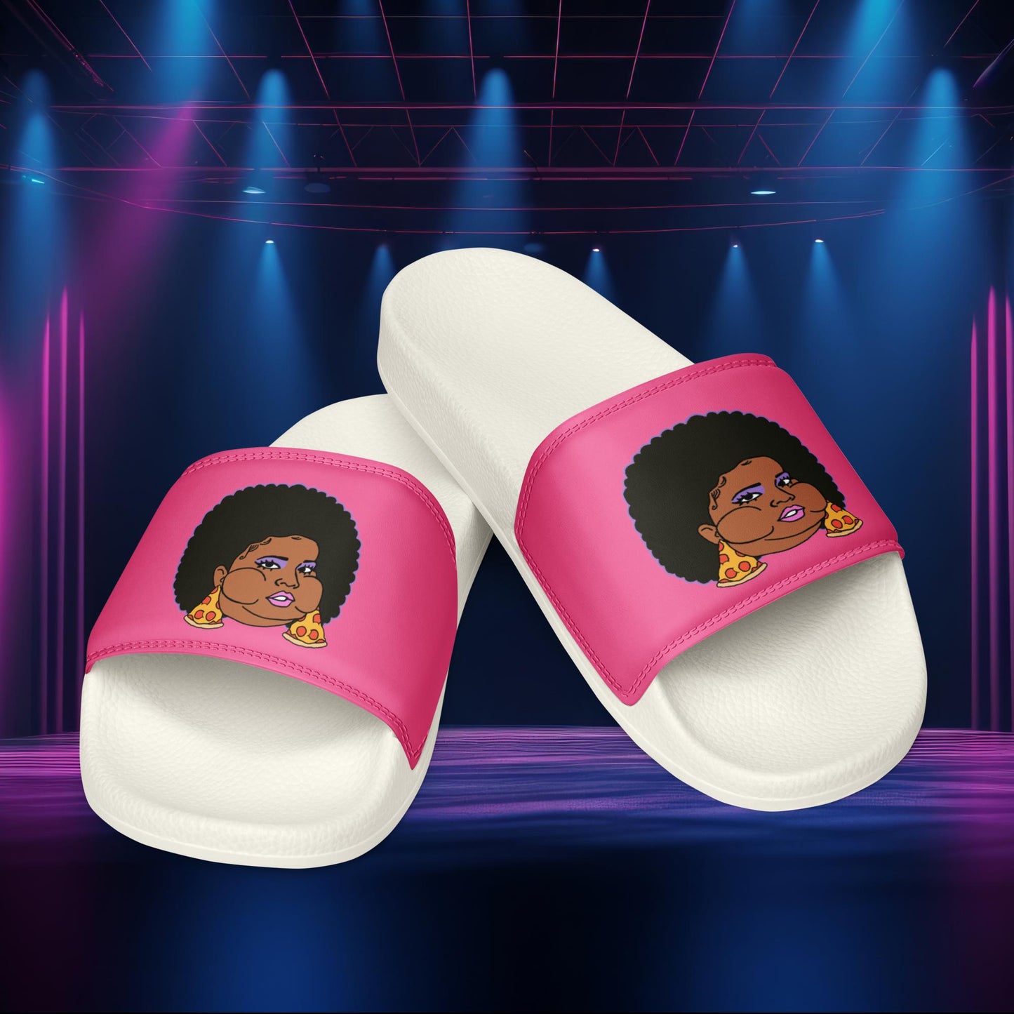 Pizzo Lizzo Pizza Lizzo Merch Lizzo Gift Song Lyrics Lizzo slides White Slides Lizzo Music Next Cult Brand