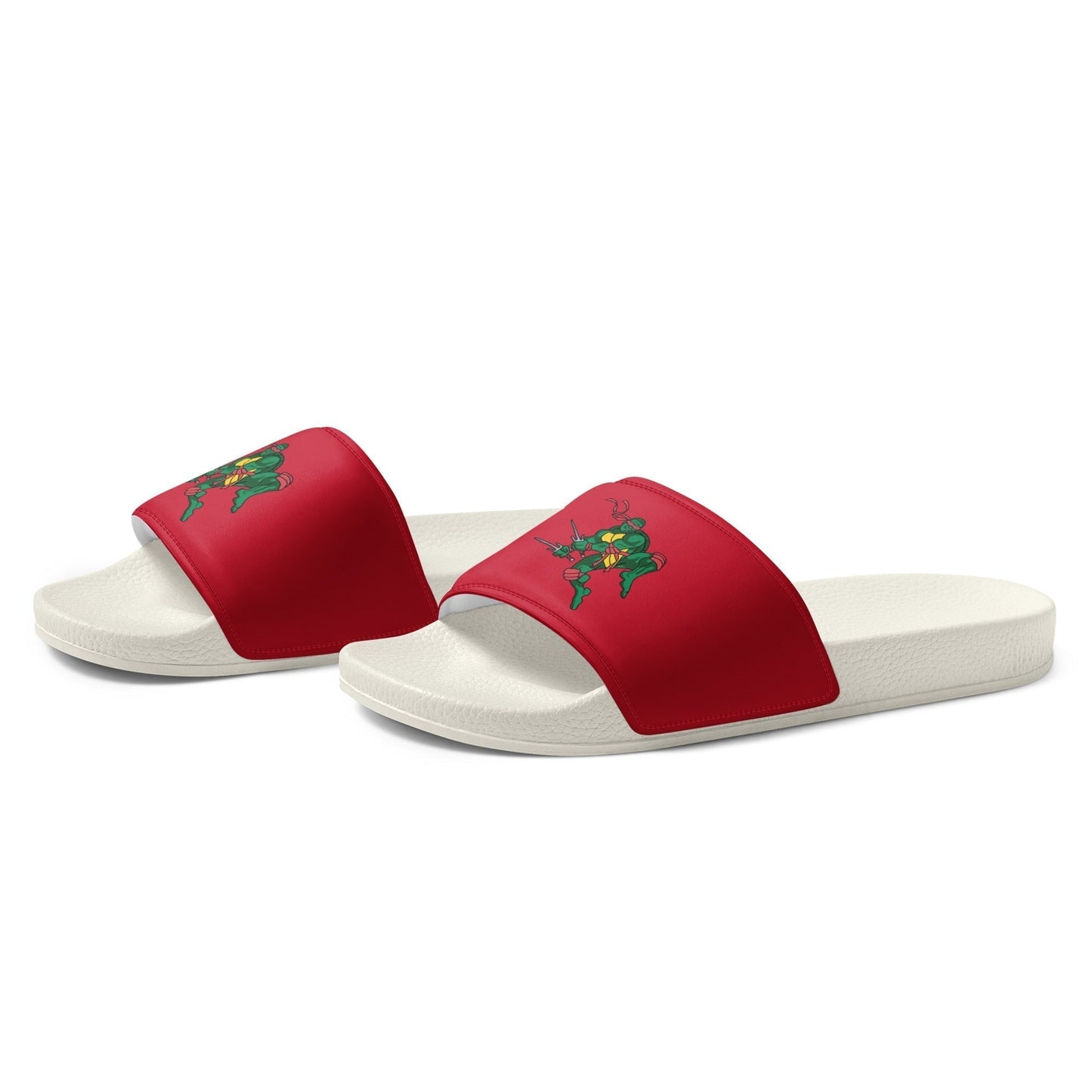 Kylian Mbappe Red Ninja Turtle Raphael Men’s slides Slides Football Kylian Mbappe Ninja Turtles PSG Real Madrid Next Cult Brand