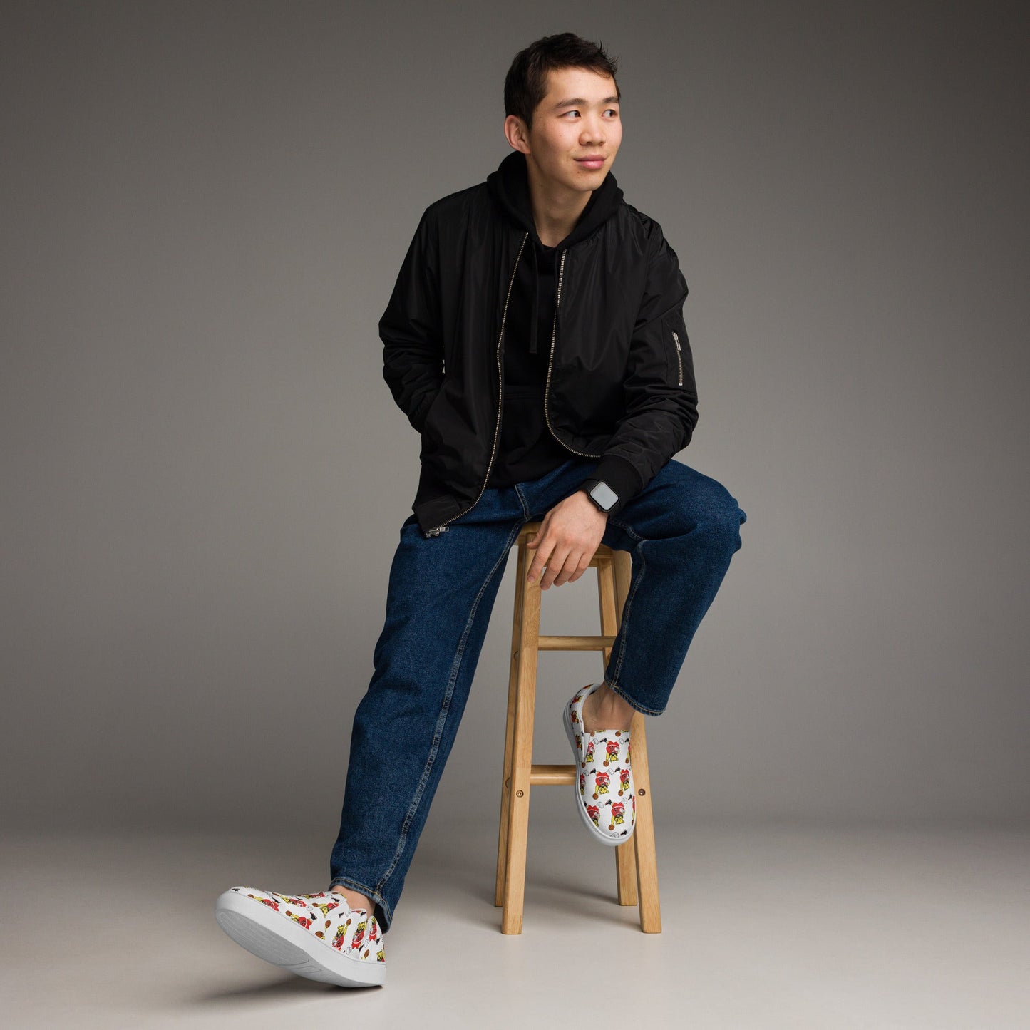 Air Segura, Tom Segura Basketball, Your Mom's House (YMH), 2 Bears 1 Cave, Funny Men’s slip-on canvas shoes Shoes 2 Bears 1 Cave Air Segura Podcasts Stand-up Comedy Tom Segura YMH Next Cult Brand