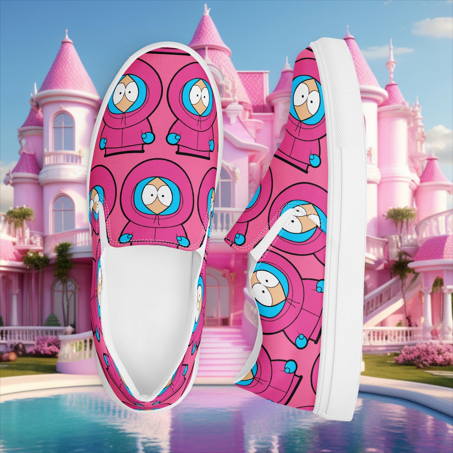 Kenny McCormick Ken Ryan Gosling Barbie South Park Kenny slip-on canvas shoes 13 Shoes Barbie Ken Kenny Movies South Park TV Shows Next Cult Brand