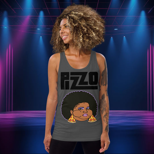 Pizzo Lizzo Pizza Lizzo Merch Lizzo Gift Body Positivity Body empowerment Lizzo Tank Top Asphalt Tank Tops Lizzo Music Next Cult Brand