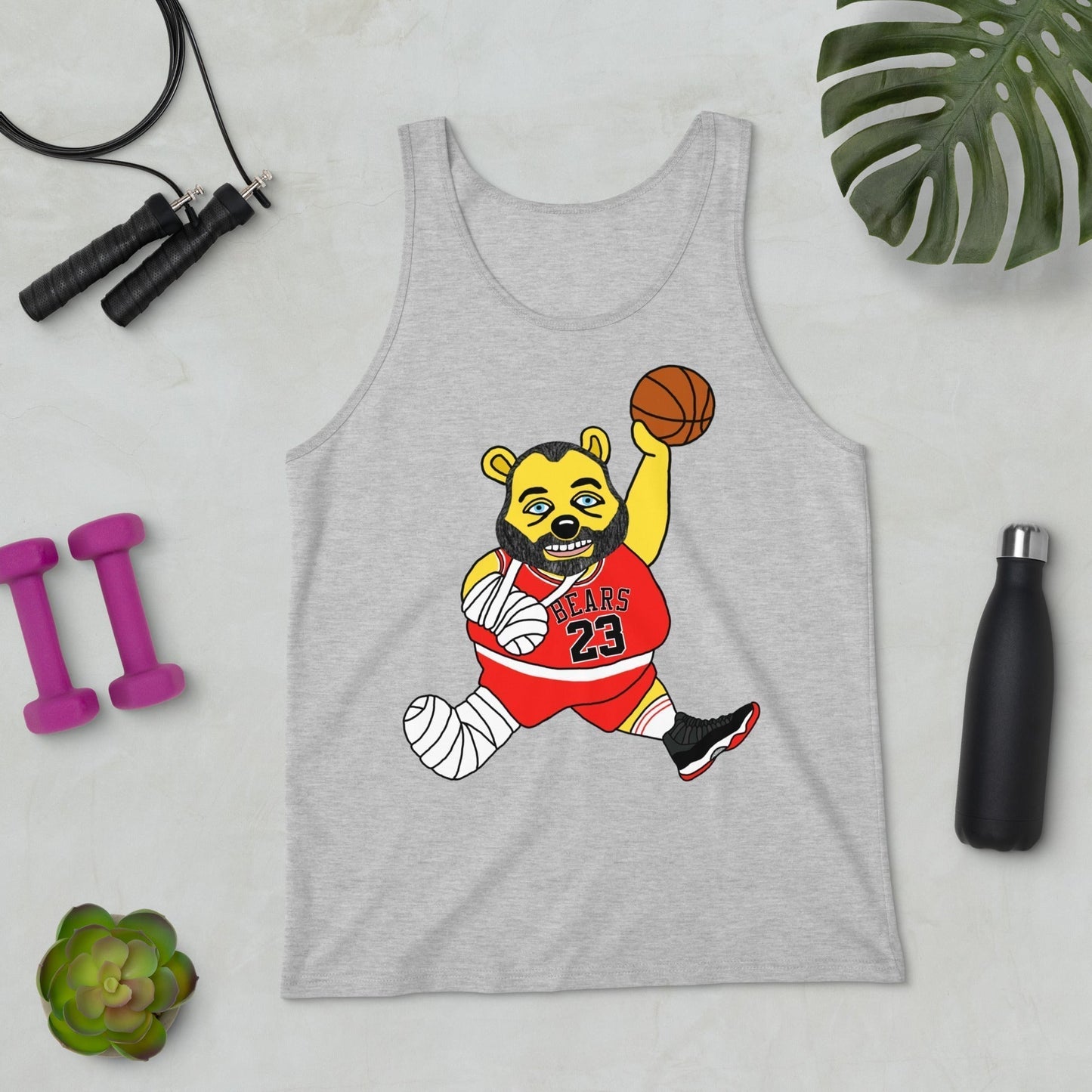 Air Segura, Tom Segura Basketball, Your Mom's House (YMH), 2 Bears 1 Cave, Funny Men's Tank Top Athletic Heather Tank Tops 2 Bears 1 Cave Air Segura Podcasts Stand-up Comedy Tom Segura YMH Next Cult Brand