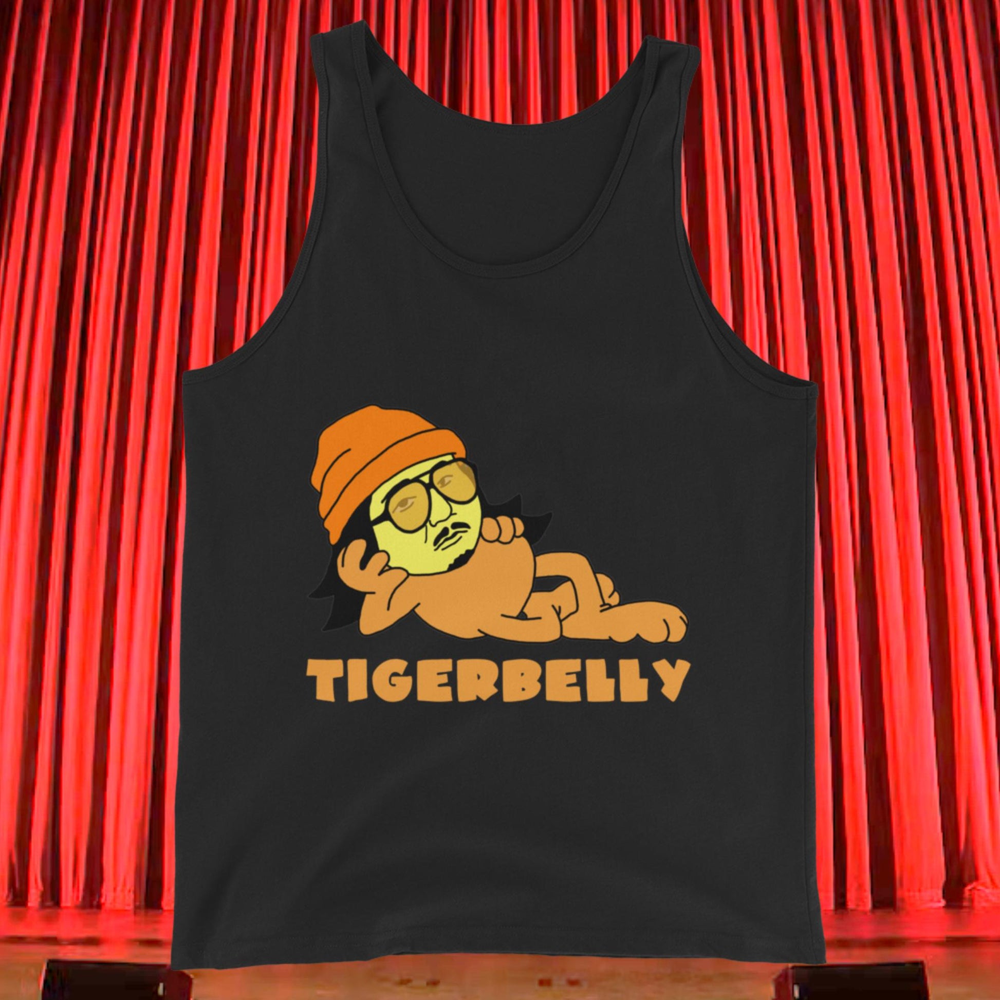 Bobby Lee Tigerbelly, Bobby Lee Merch, Tigerbelly Merch, Bobby Lee Gift, Funny Tigerbelly Gift, Tigerbelly Podcast, TigerBelly Men's Tank Top Black Tank Tops Bobby Lee Podcasts Stand-up Comedy TigerBelly Next Cult Brand