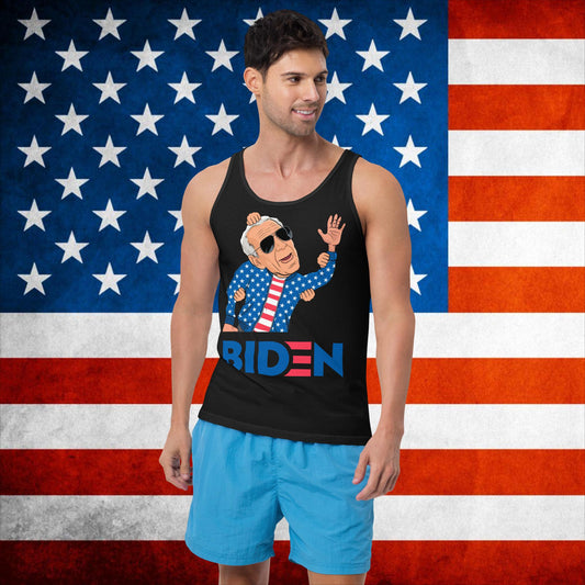 Weekend at Biden's Joe Biden Meme Democrat Republican Trump Gift Biden Gift 90s Vintage Tank Top Black Tank Tops Democrats Joe Biden Politics Next Cult Brand