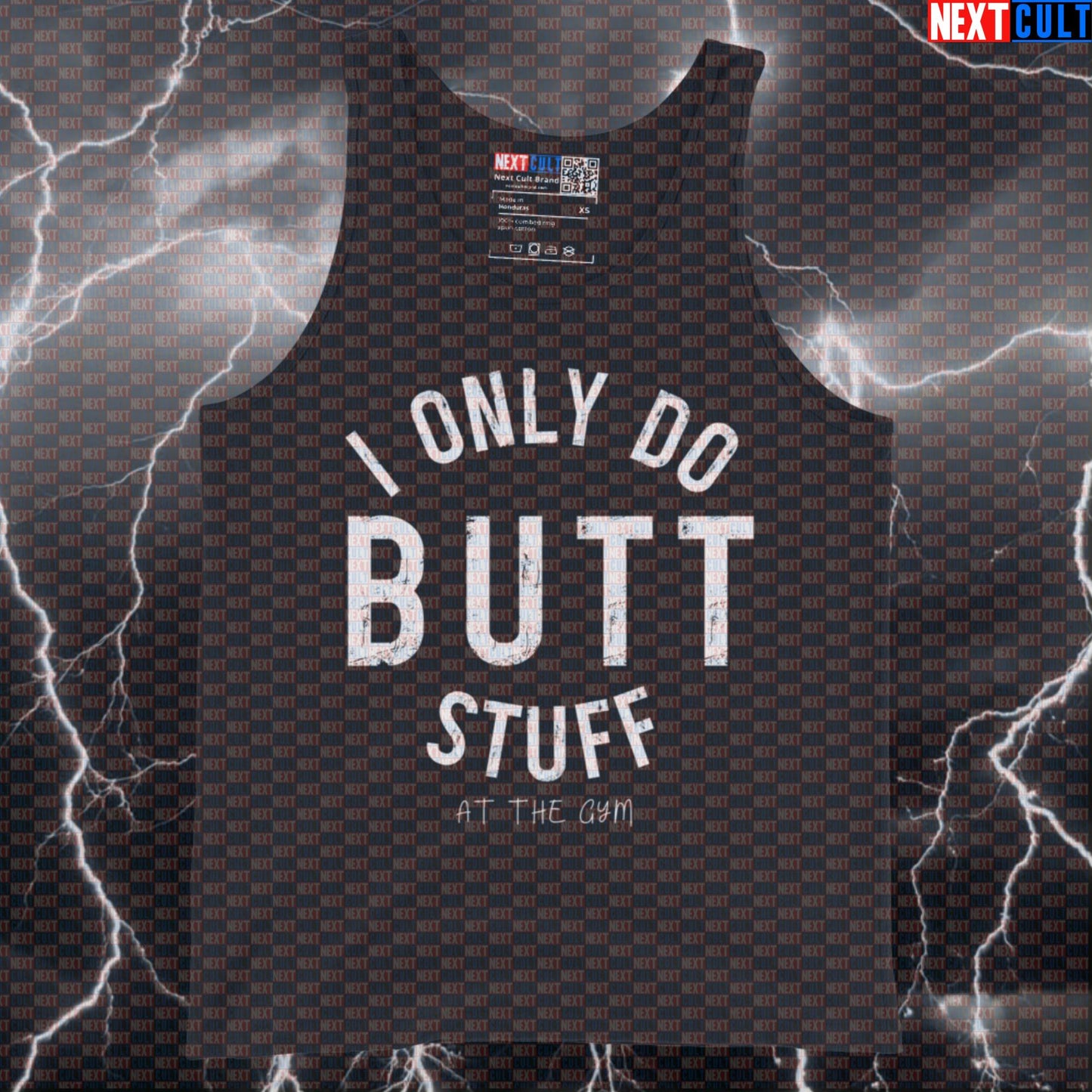 Funny Butt Stuff Gym Tank Top | Glute Workout Muscle Shirt For Hip Thrust Lovers | Athletic Shirt Tank Tops Bodybuilding Fitness Gym Leg Day Workout Next Cult Brand