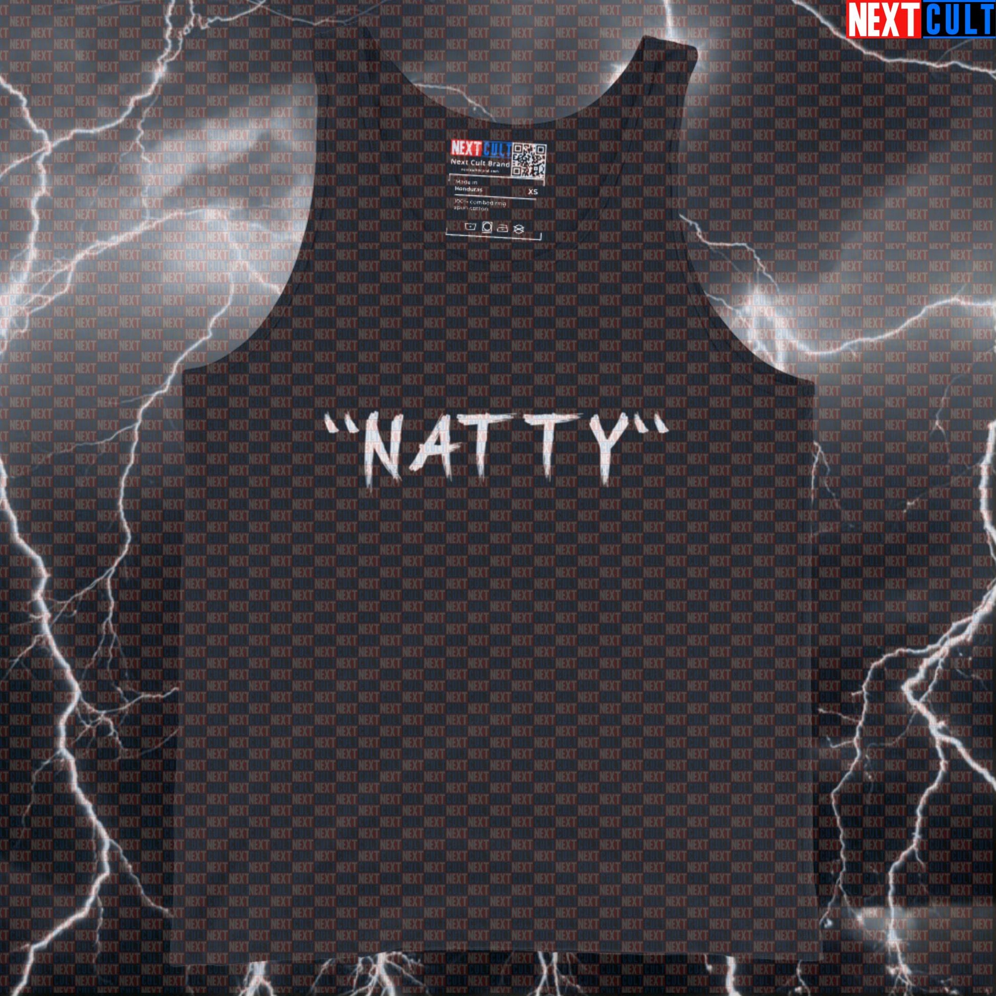 Funny Fake Natty Gym Tank Top | Not Really Natty Muscle Shirt For Lifters | Fitness Meme Vest Tank Tops Bodybuilding Fitness Gym Natty Workout Next Cult Brand