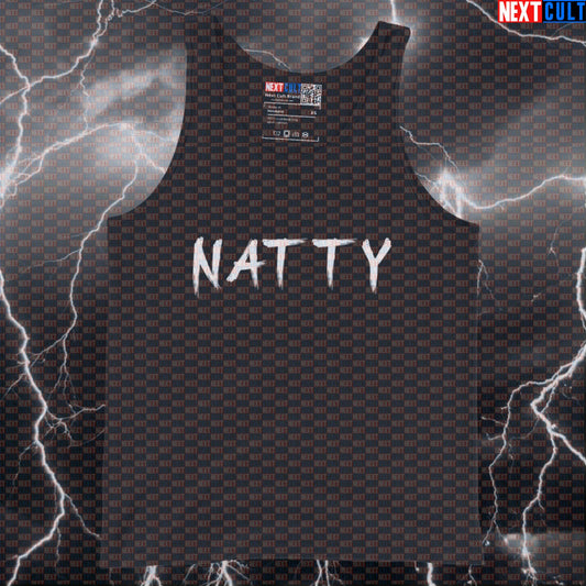 Funny Natty Gym Bro Tank Top | Natural Bodybuilding Muscle Shirt For Lifters | Workout Meme Vest Tank Tops Bodybuilding Fitness Gym Natty Workout Next Cult Brand
