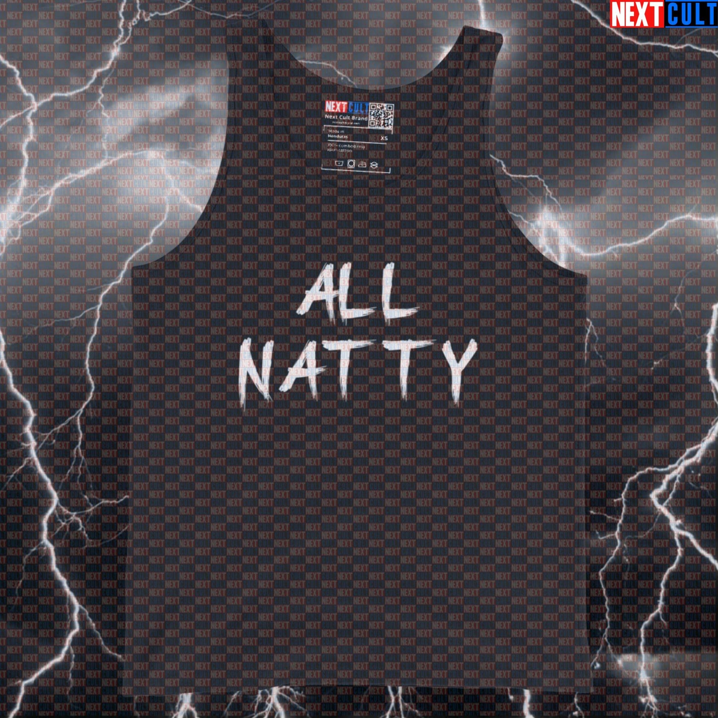 All Natty Gym Tank Top | Funny Muscle Shirt For Natural Lifters & Gym Bros | Workout Vest Tank Tops Bodybuilding Fitness Gym Natty Workout Next Cult Brand