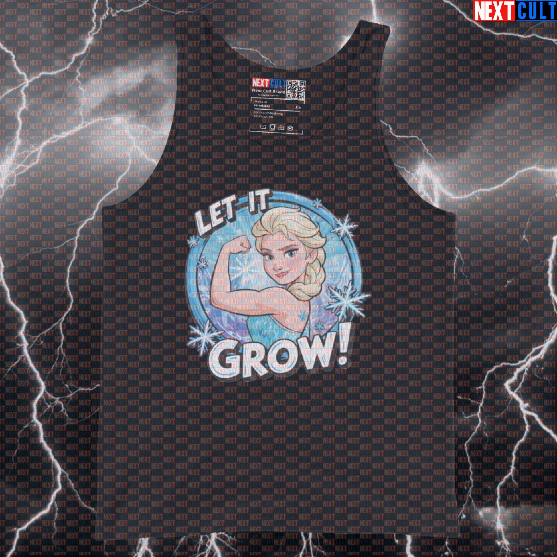 Let It Grow Funny Gym Tank Top | Workout Motivation Muscle Shirt For Lifters | Fitness Meme Athletic Top Tank Tops Bodybuilding Films Fitness Frozen Gym Workout Next Cult Brand