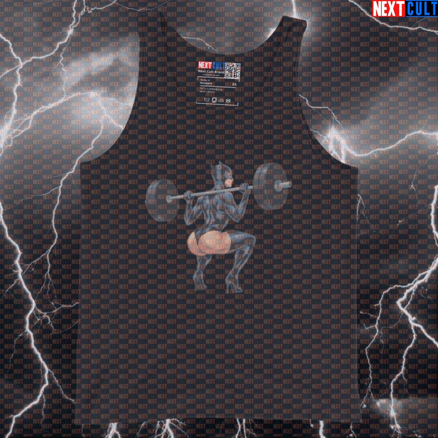 Funny Gym Girl Booty Builder Tank Top | Leg Day Muscle Shirt For Squats & Fitness | Cute Workout Vest Tank Tops Bodybuilding Catwoman Films Fitness Gym Leg Day Powerlifting Pump Cover Superheroes Workout Next Cult Brand