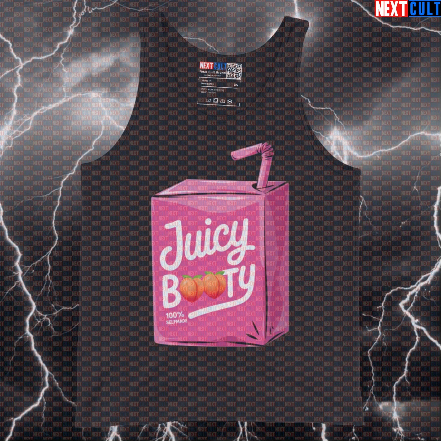 Juicy Booty Gym Tank Top | Funny Booty Builder Muscle Shirt For Big Booty Gains & Leg Day Lovers Tank Tops Bodybuilding Fitness Gym Leg Day Workout Next Cult Brand