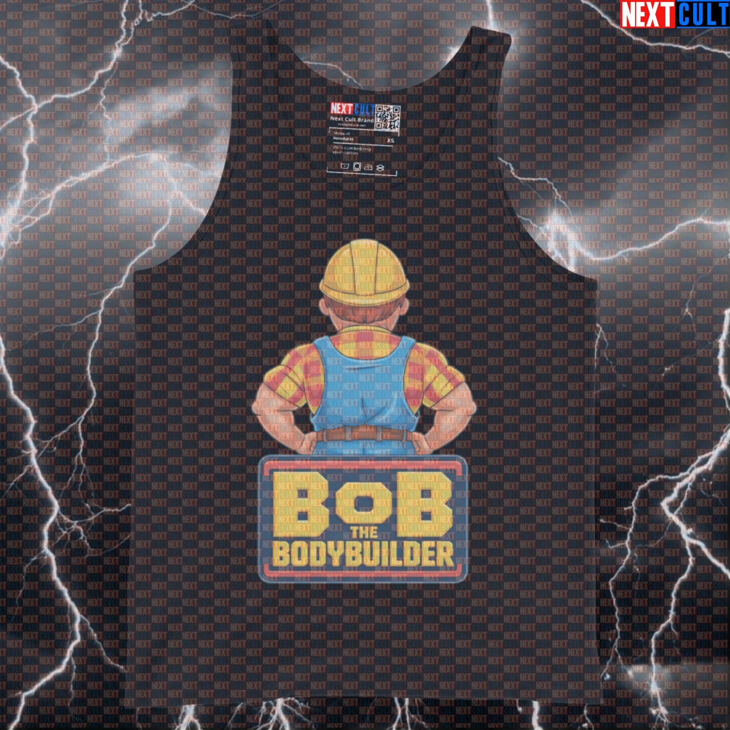 Funny Bob The Bodybuilder Gym Tank Top | Muscle Shirt For Lifters & Powerlifting Meme Fans | Athletic Shirt Tank Tops Bodybuilding Fitness Gym TV Workout Next Cult Brand