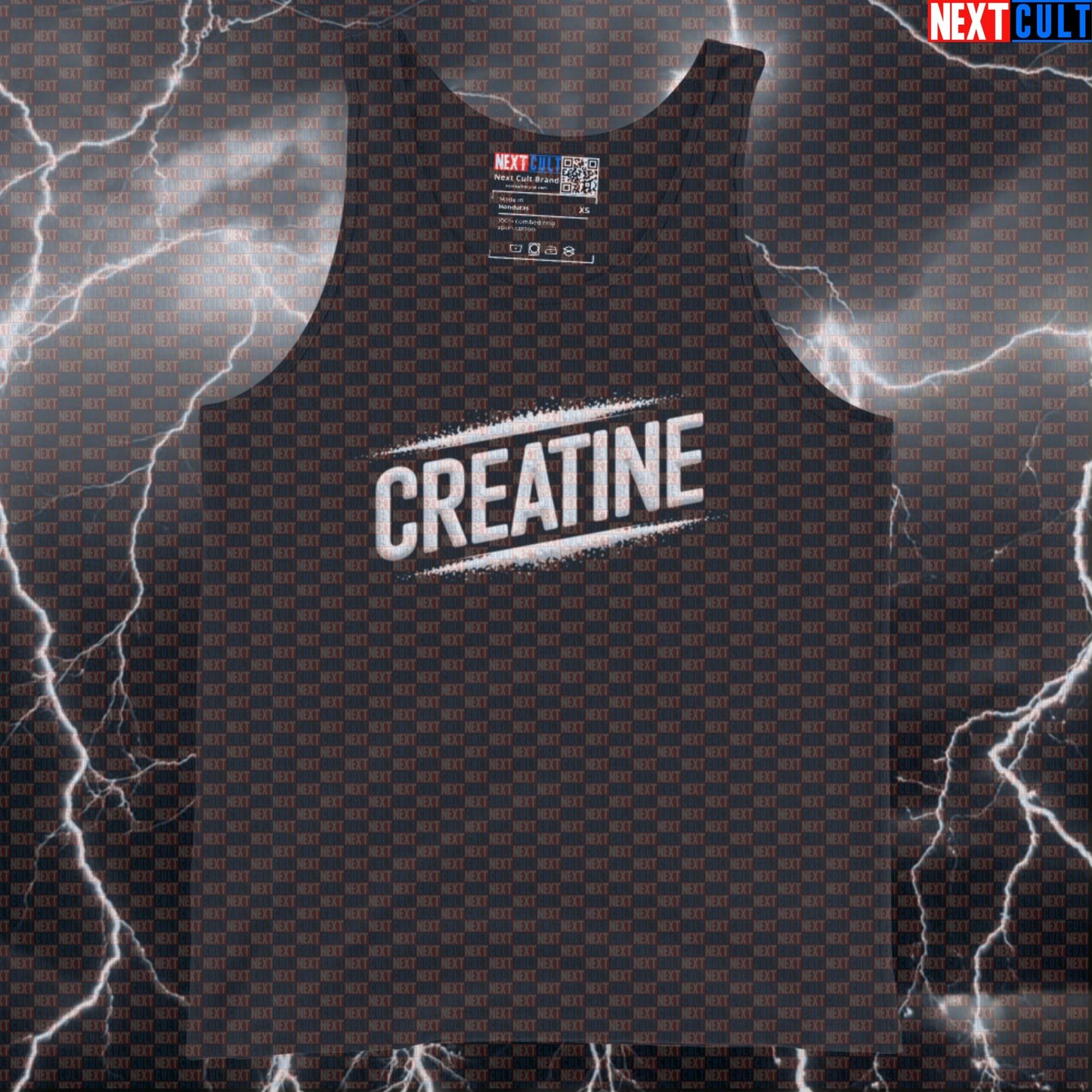 Funny Sniffing Creatine Gym Tank Top | Hilarious Gym Meme Muscle Shirt | Bodybuilding Vest Bodybuilding Fitness Gym Workout Next Cult Brand