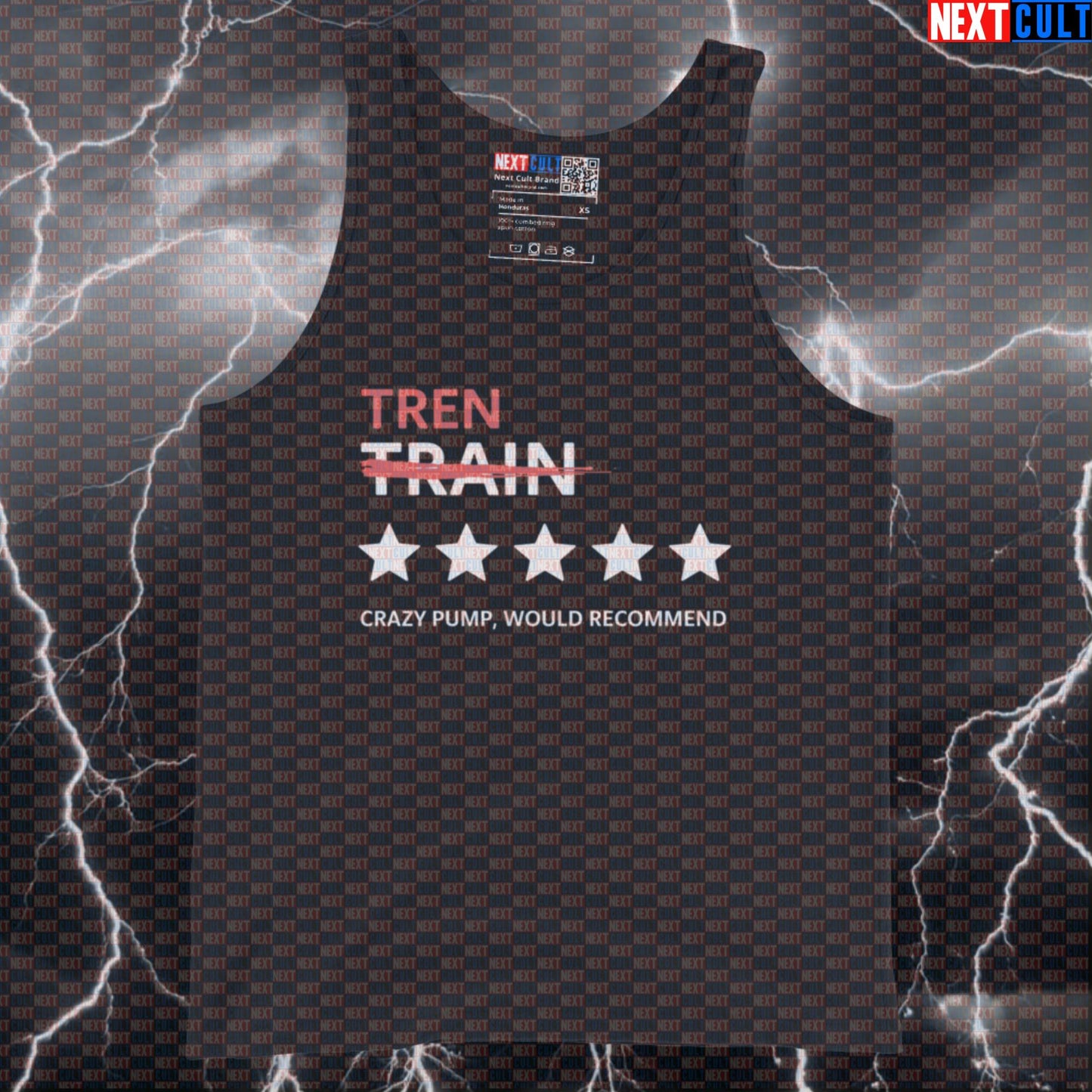 Funny Not Natty Gym Tank Top | Tren Review Meme Muscle Shirt | Bodybuilding Humor Vest Bodybuilding Fitness Gym Steroids Workout Next Cult Brand